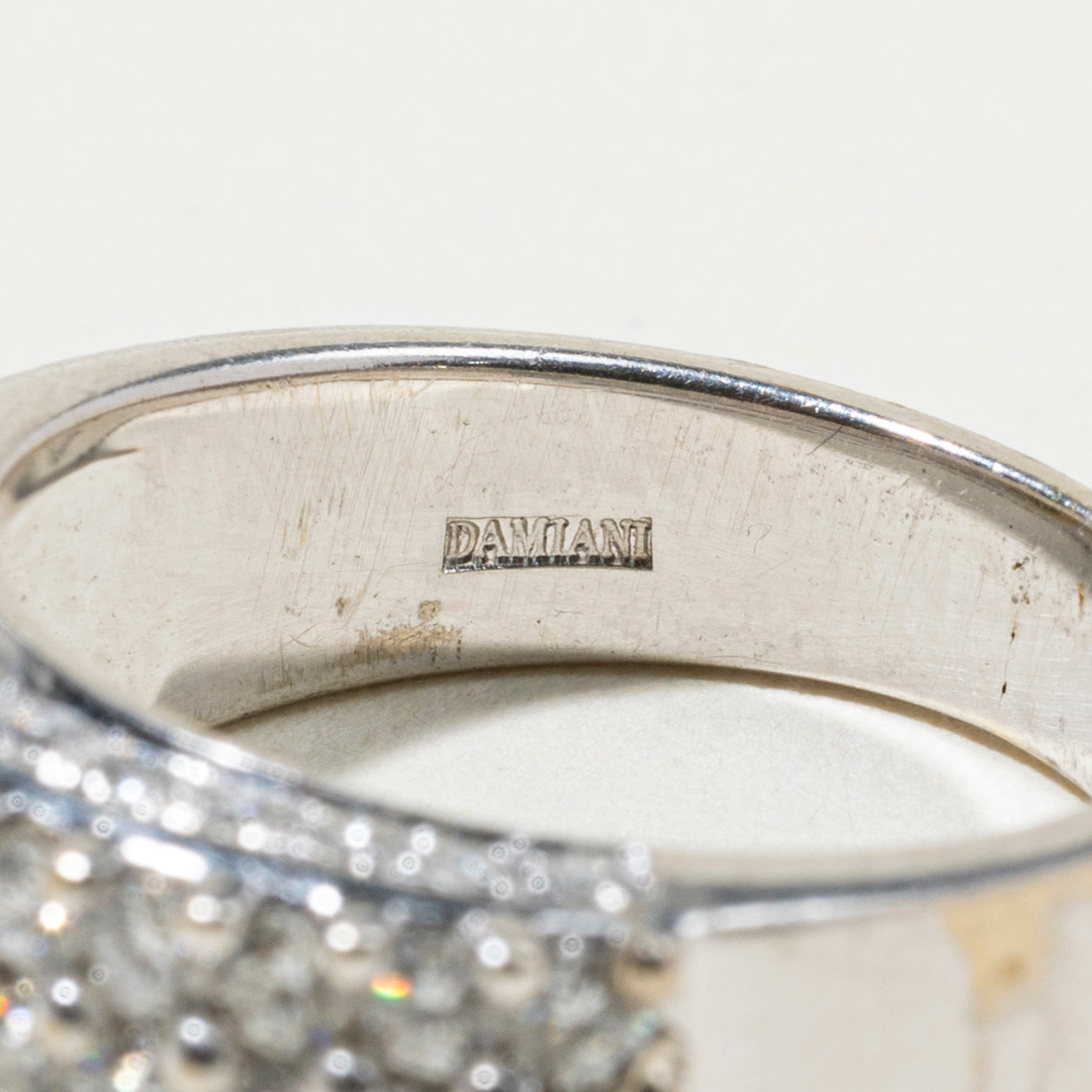 'Damiani' 18k Multi Row Diamond Band | 1.13ctw