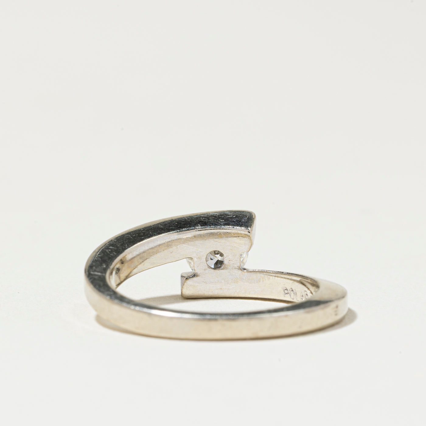 Tension Set Diamond Bypass Ring | 0.50ct I1 G/H | SZ 5.25