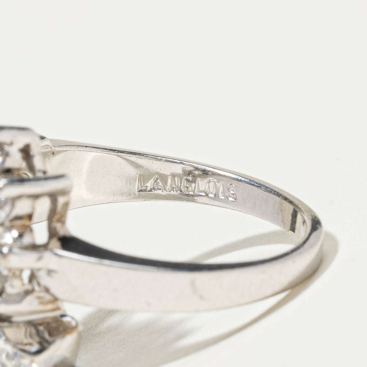 18k Sapphire & Diamond Floral Ring | 0.68ct, 0.36ctw | SZ 5.5