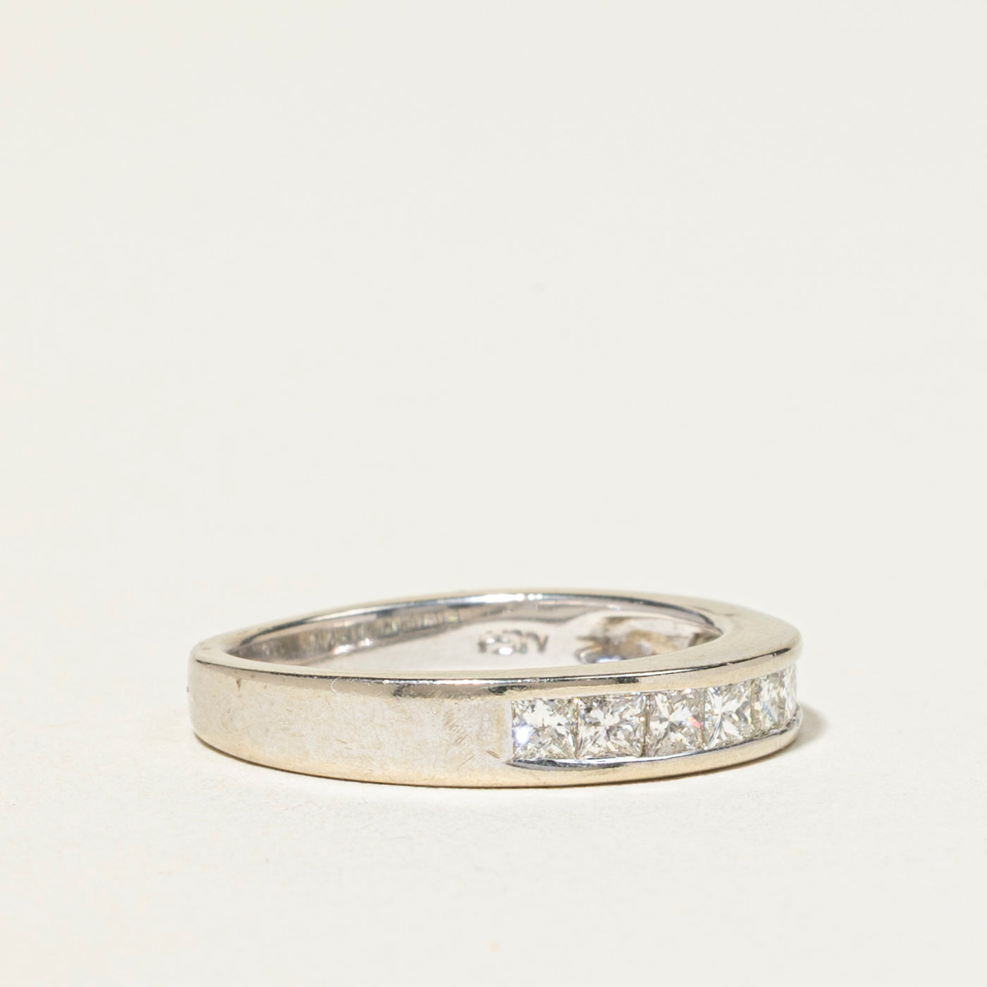 Semi Eternity Princess Cut Diamond Band | 0.79ctw | 4mm | SZ 6