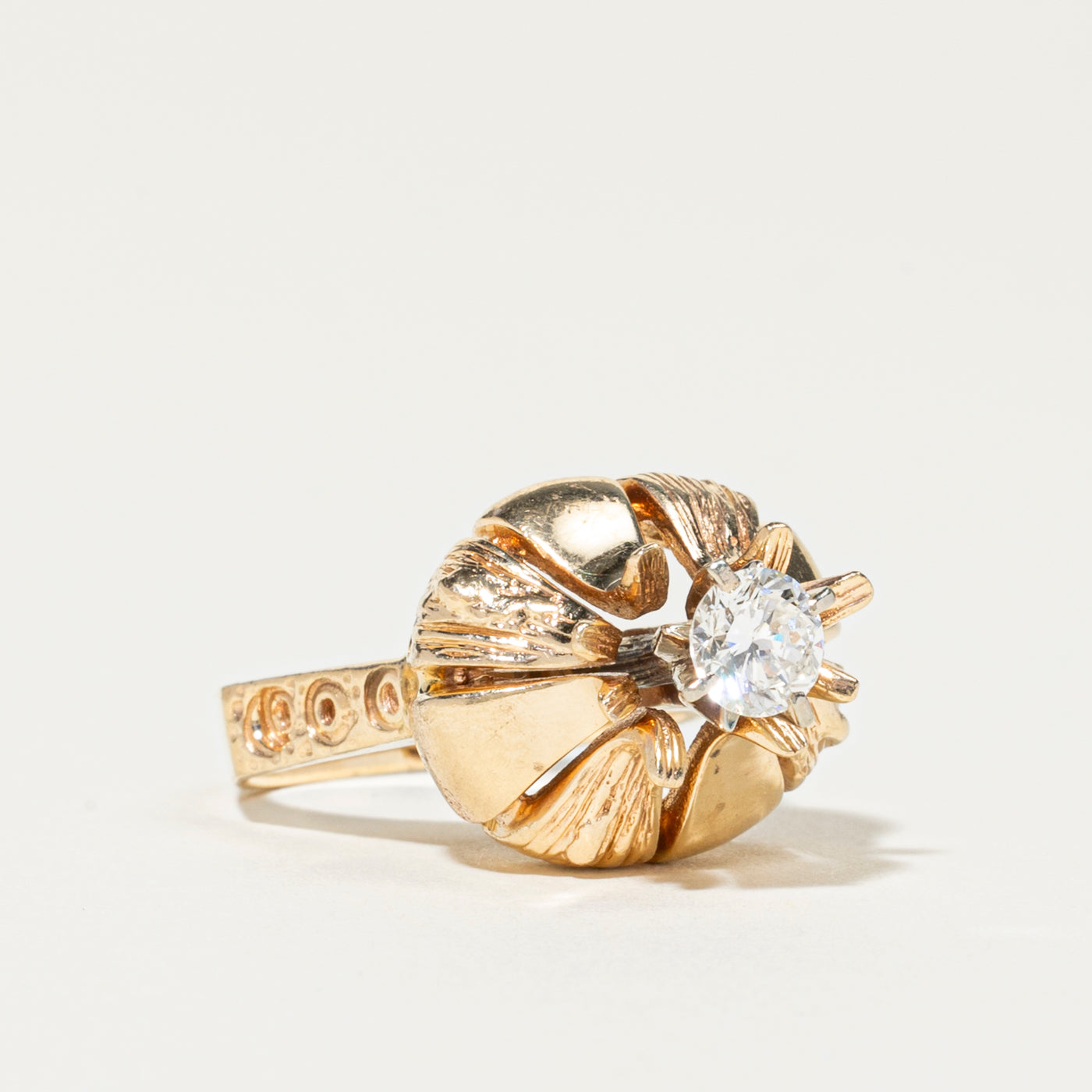 Diamond Tulip Cocktail Ring | 0.71ct | SZ 7