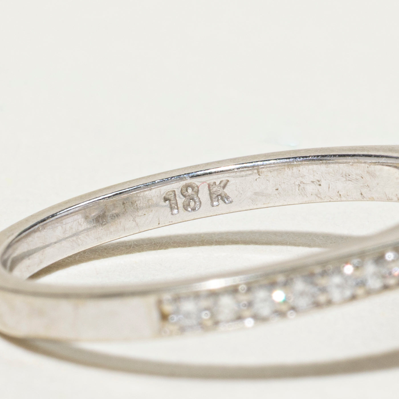 18k Cushion Cut Diamond Halo Engagement Ring | 1.00ct SI1 G/H, 0.38ctw | SZ 6.25