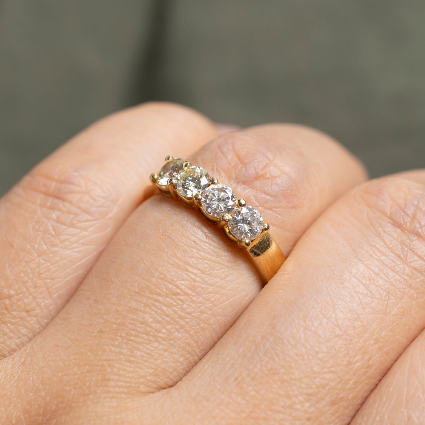 18k Four Stone Diamond Ring | 0.95ctw | SZ 6