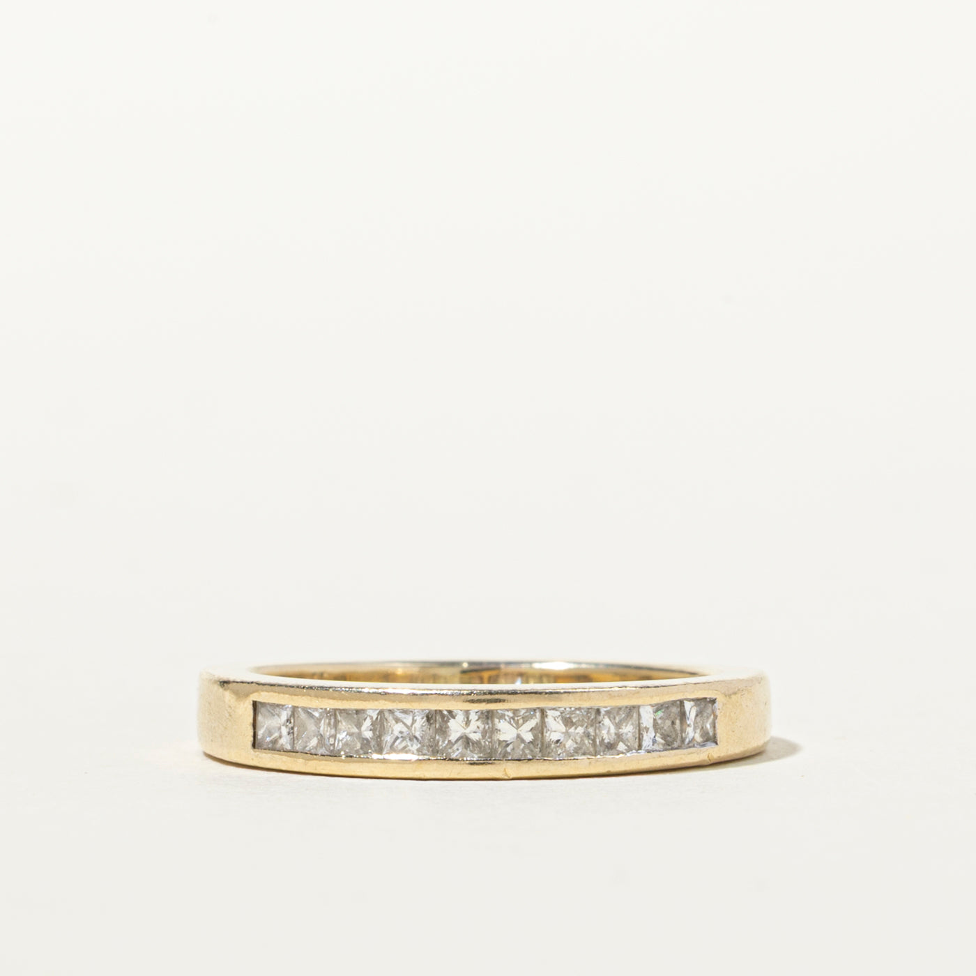 Semi Eternity Princess Cut Diamond Band | 0.47ctw | SZ 7.5