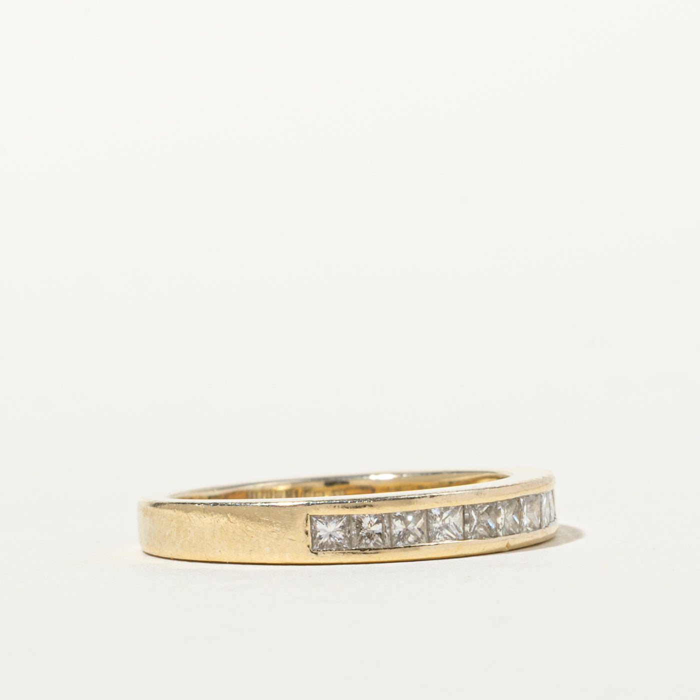 Semi Eternity Princess Cut Diamond Band | 0.47ctw | SZ 7.5