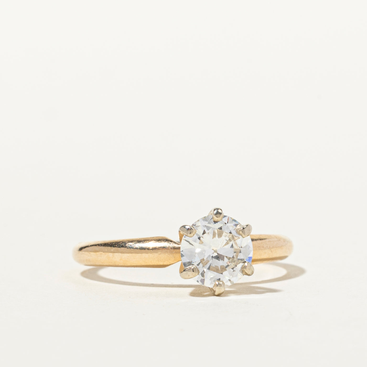 Solitaire High Set Diamond Ring | 0.75ct | SZ 5.5