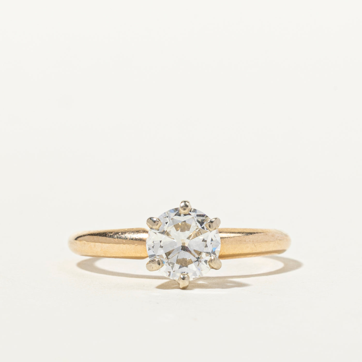 Solitaire High Set Diamond Ring | 0.75ct | SZ 5.5
