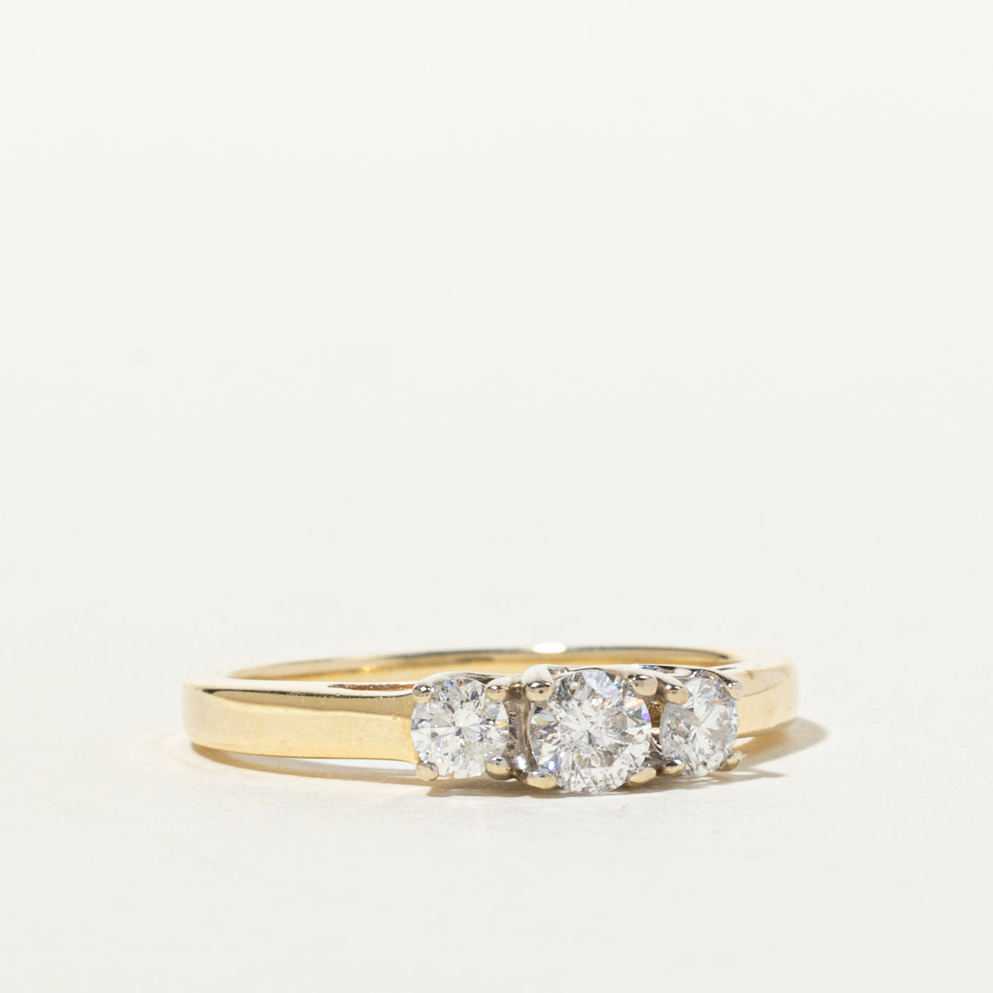 Three Stone Diamond Ring | 0.47ctw | SZ 6