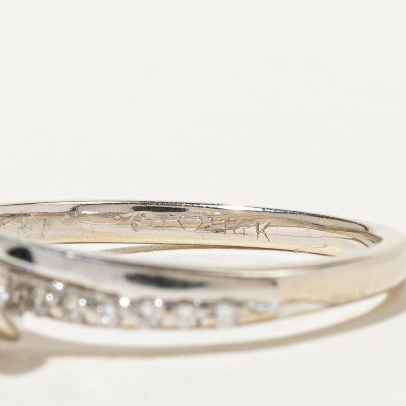 Diamond Bypass Petite Ring | 0.39ctw | SZ 3.5