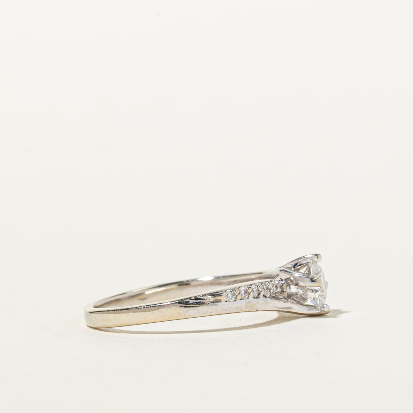 Diamond Bypass Petite Ring | 0.39ctw | SZ 3.5