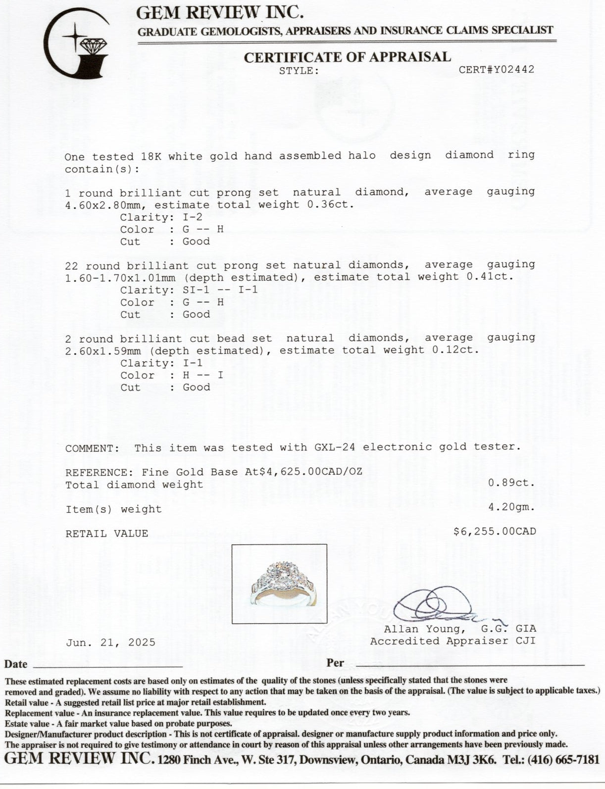 18k Diamond Open Halo Engagement Ring | 0.89ctw | SZ 6