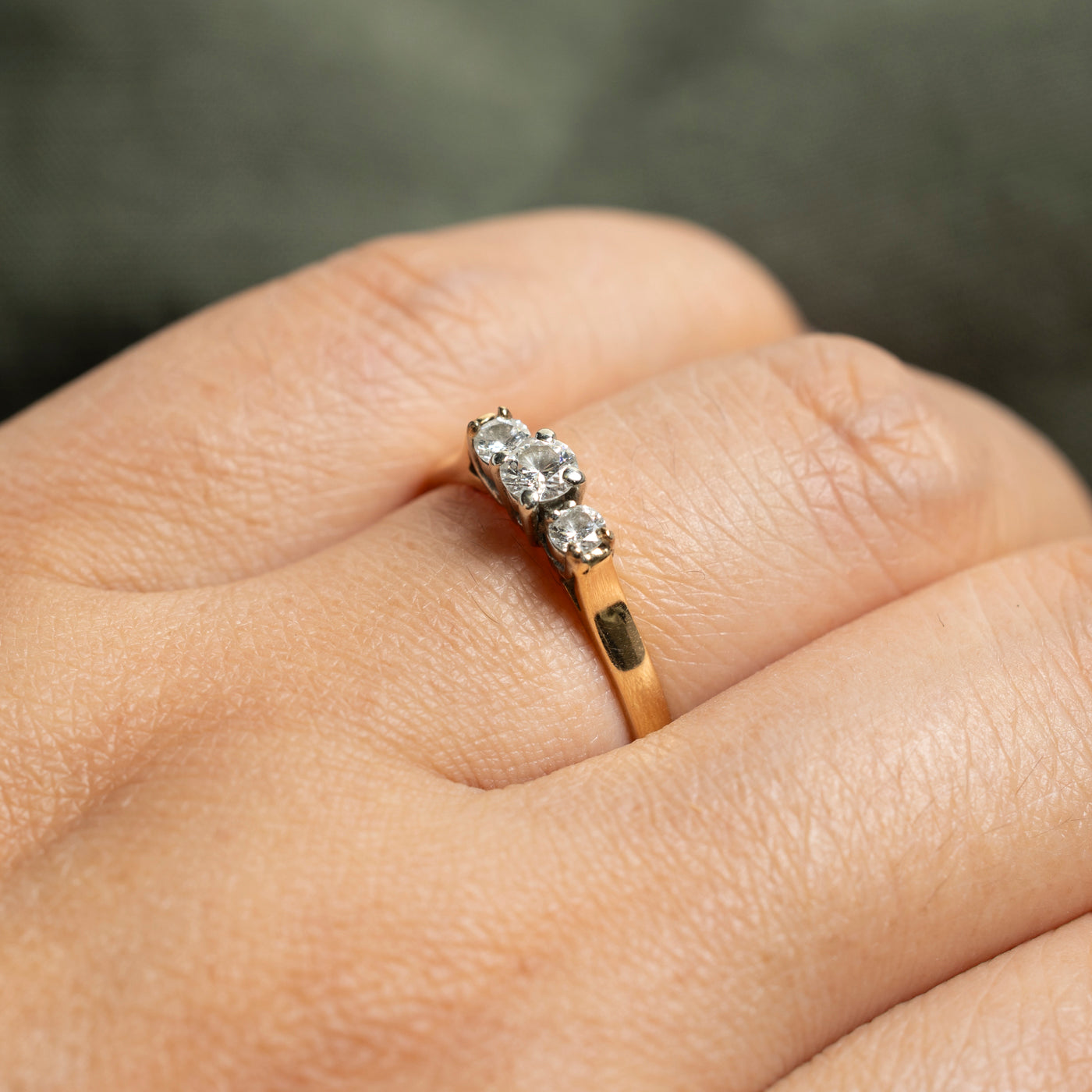 Three Stone Diamond Ring | 0.33ctw | SZ 7.75