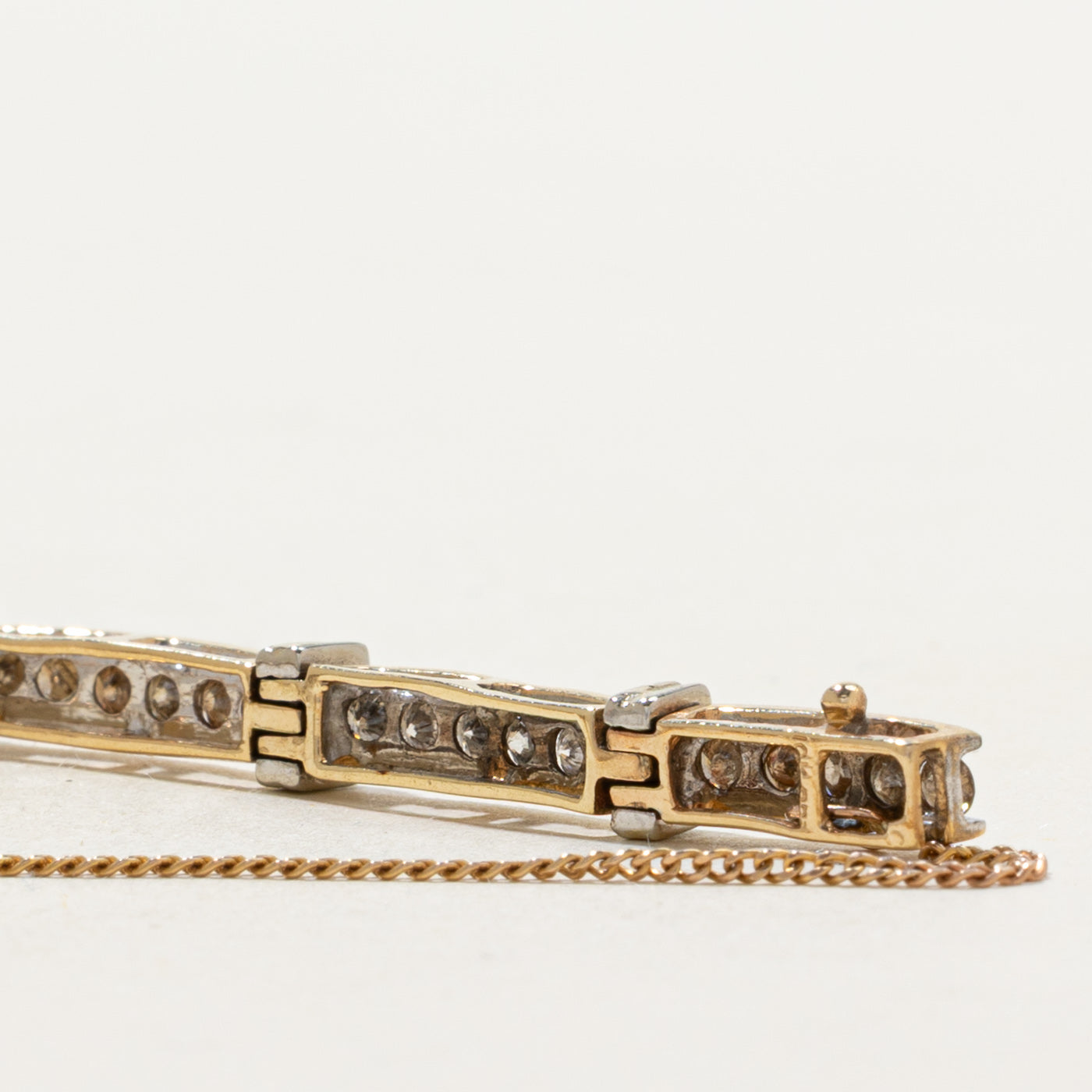 Channel Set Brown Diamond Tennis Bracelet | 2.5ctw | 8" |