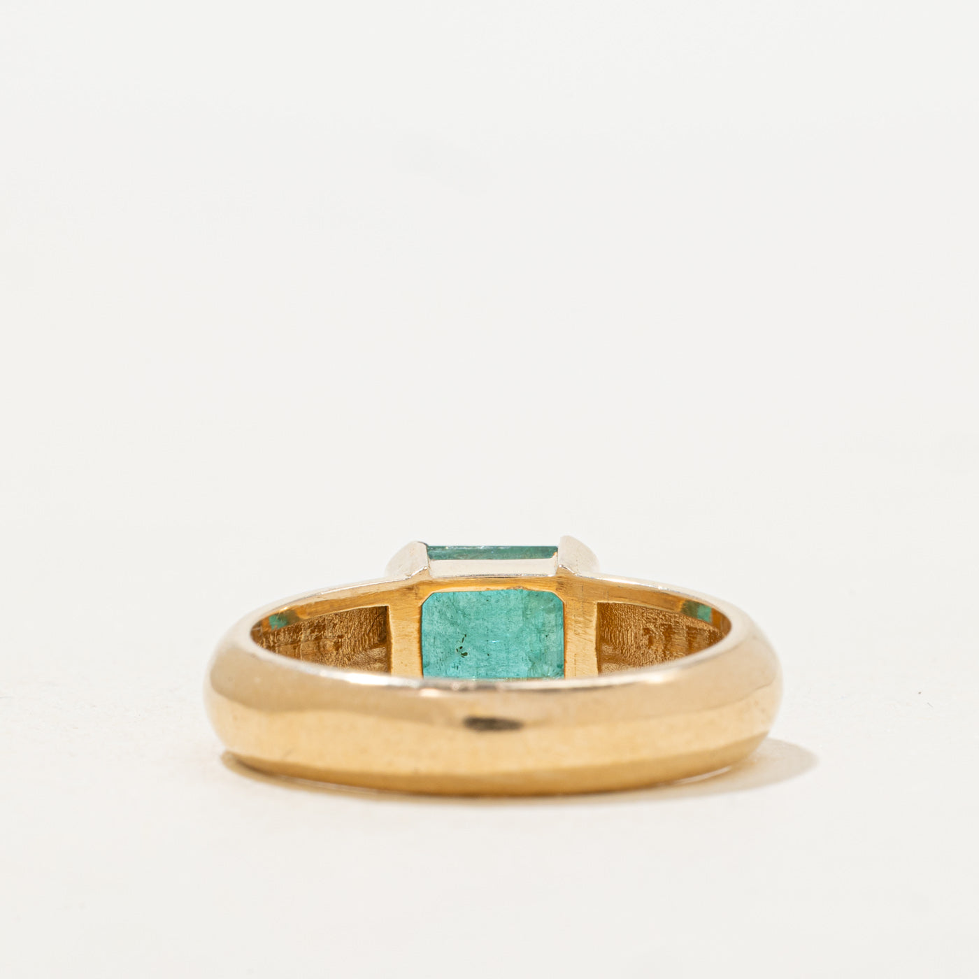 East West Solitaire Emerald Ring | 2.02ct | SZ 8.25 |