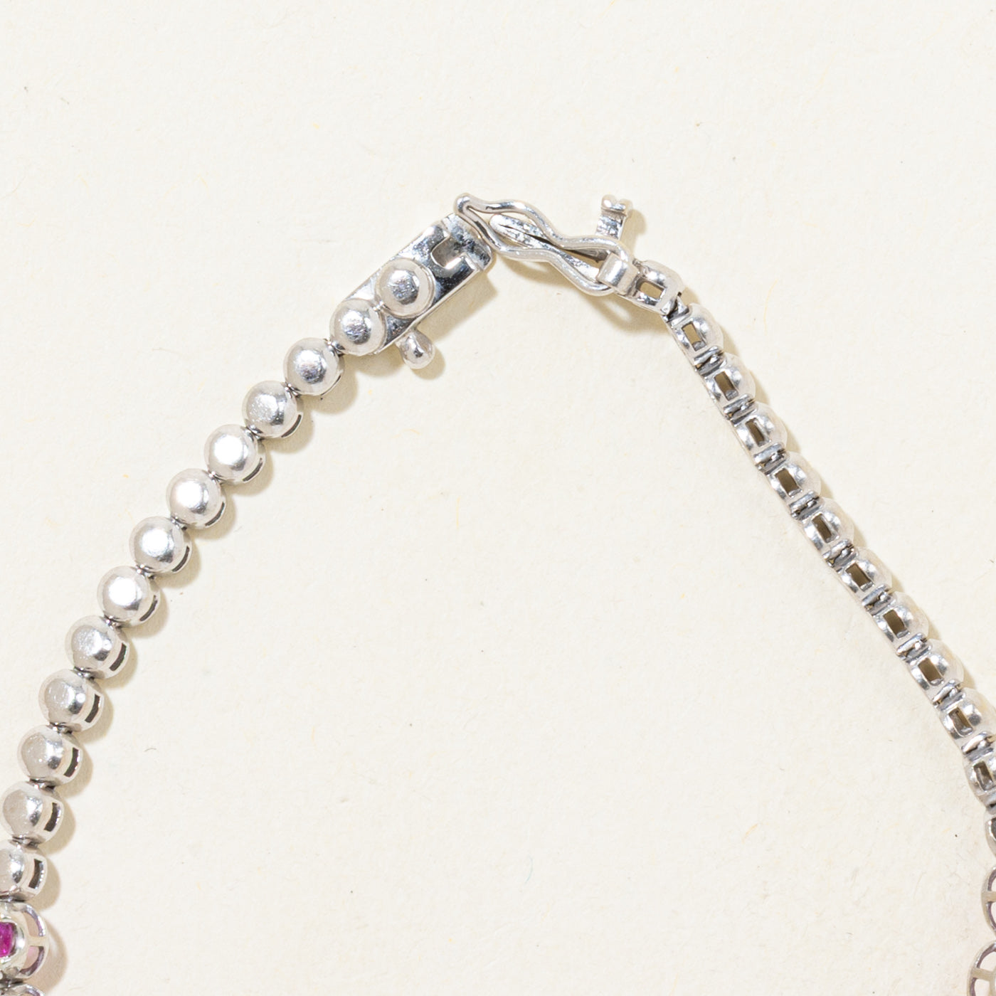 Half Eternity Ruby Gemstone Bracelet | 2.56ctw | 6" |