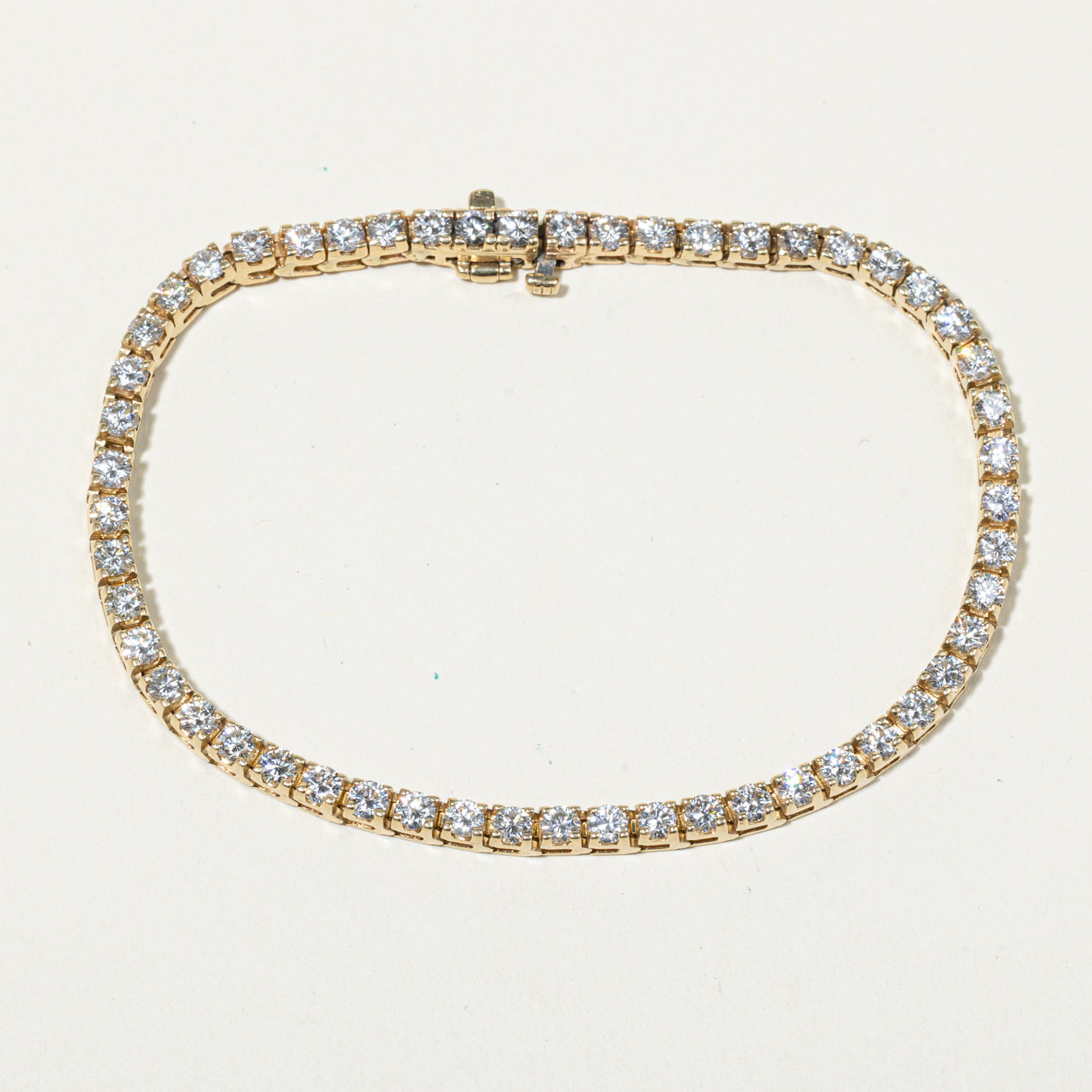 Basket Set Diamond Tennis Bracelet | 5.57ctw | 8.25"