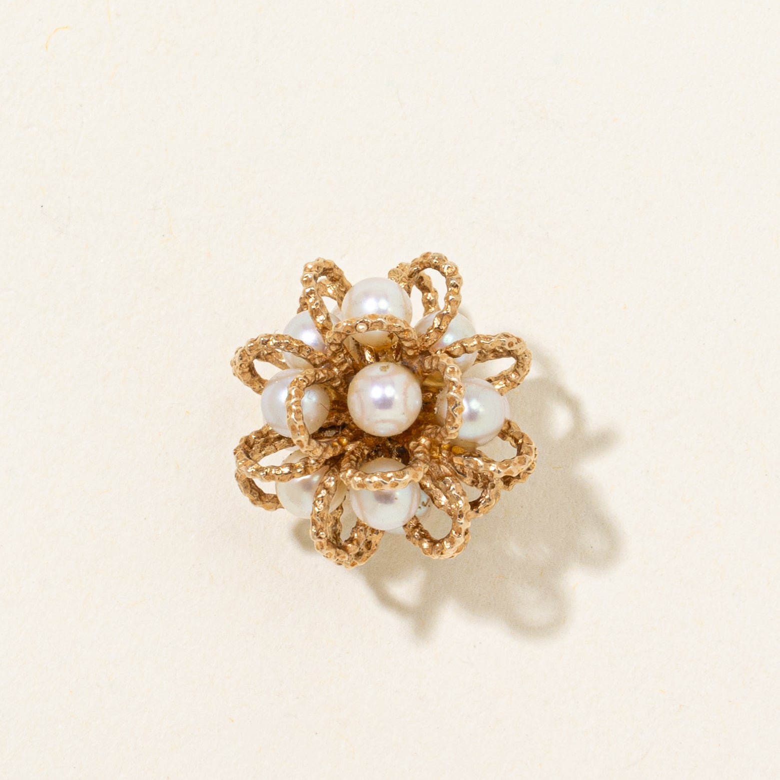 Round Pearl Cluster Pendant