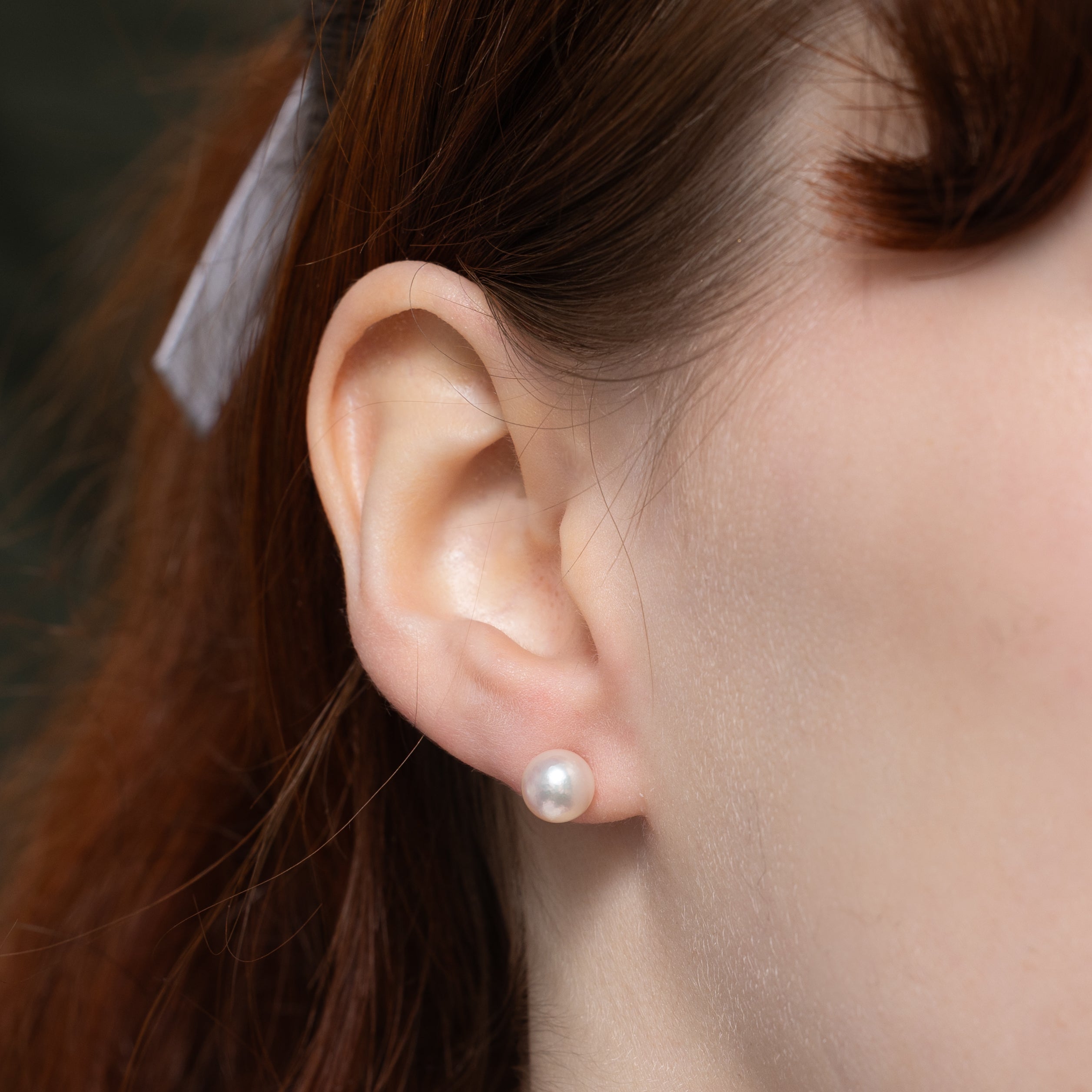 Pearl Stud Earrings