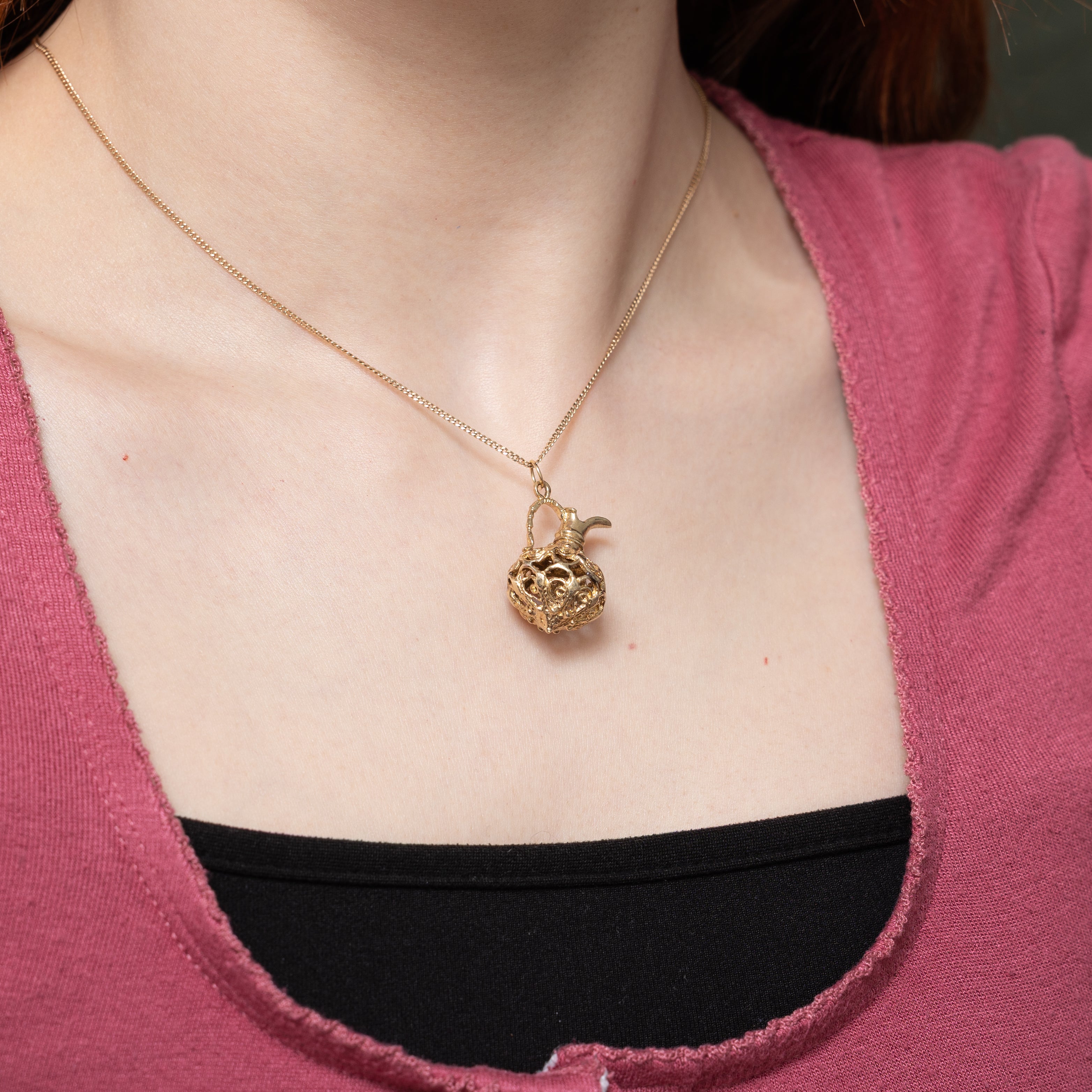 10k Yellow Gold Pitcher Charm