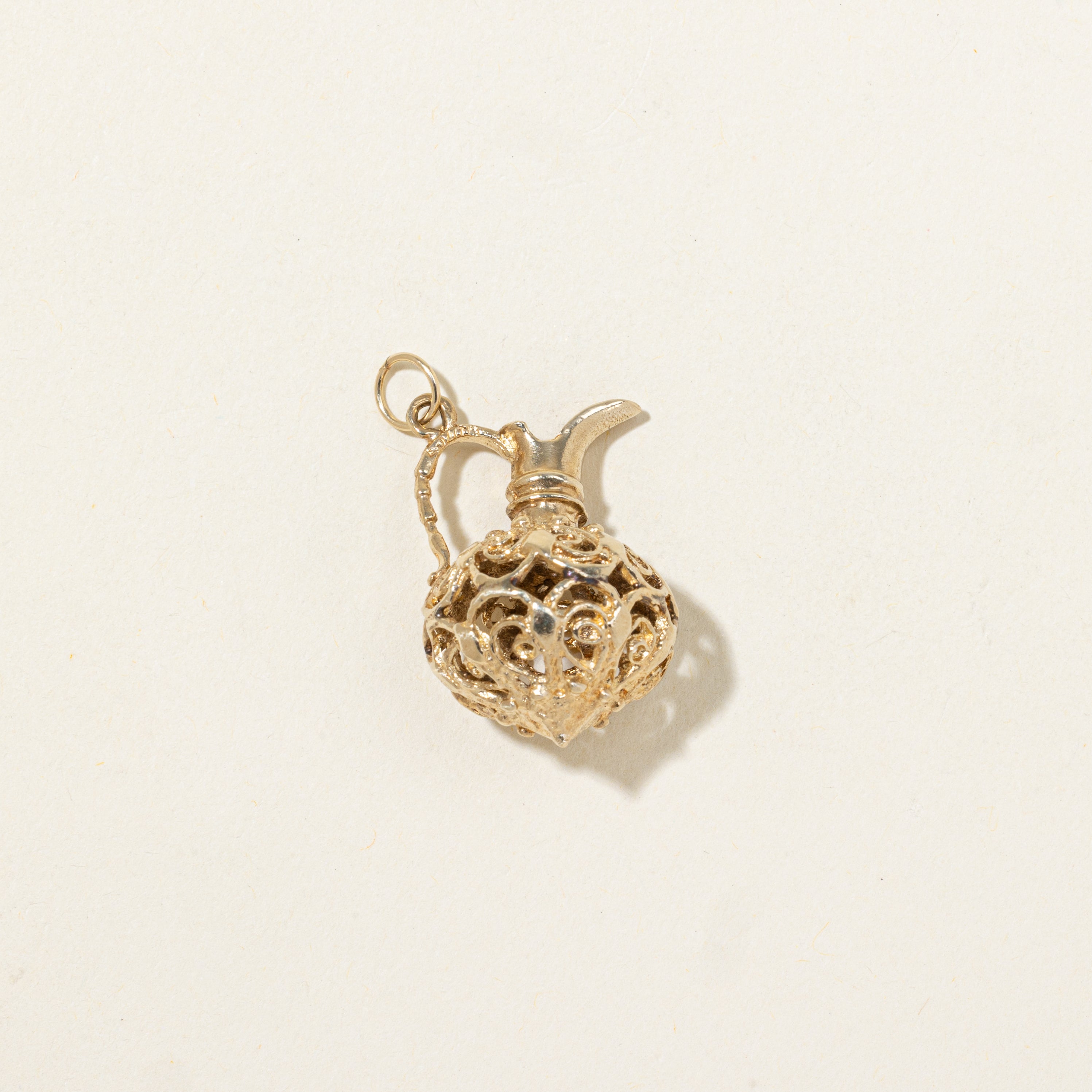 10k Yellow Gold Pitcher Charm