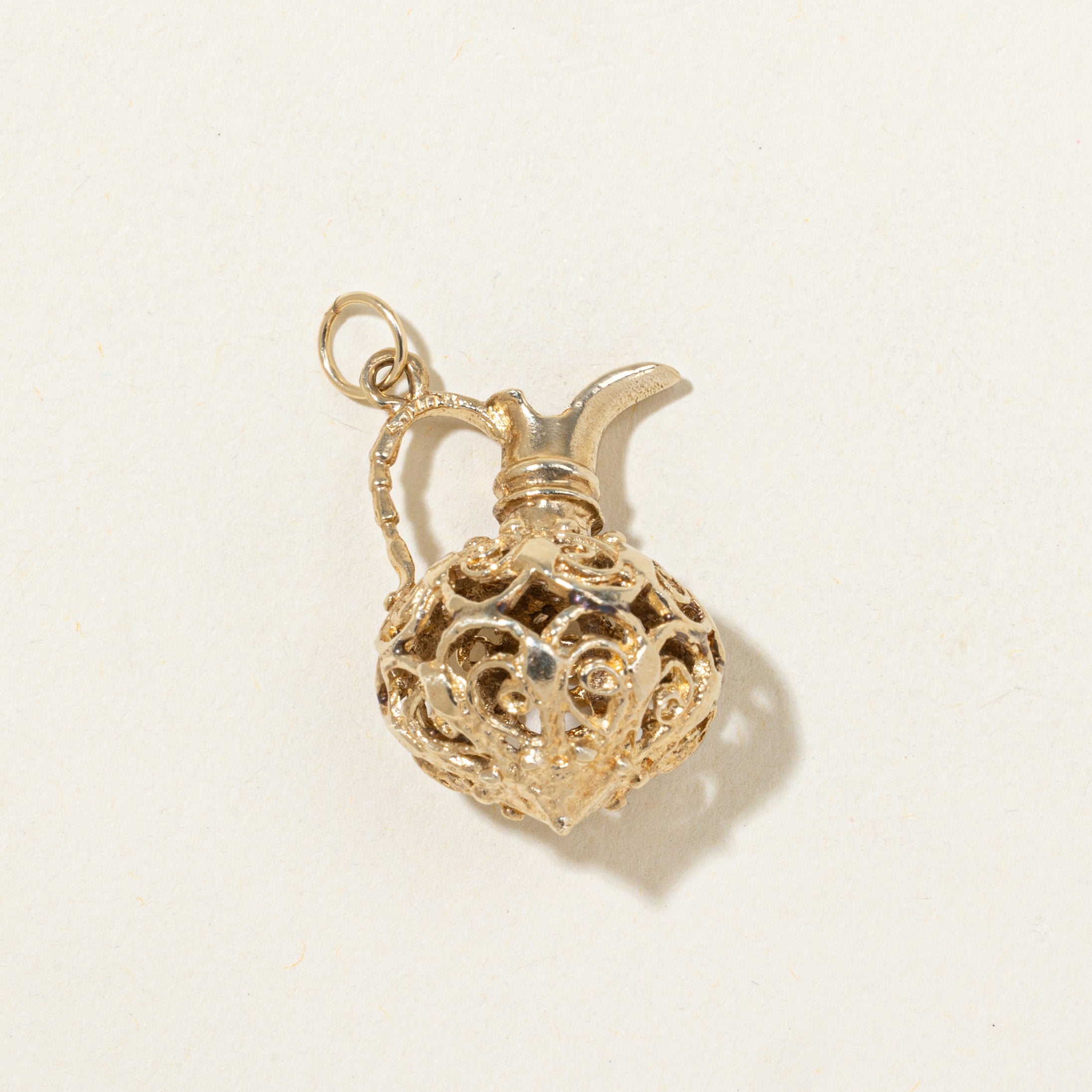 10k Yellow Gold Pitcher Charm