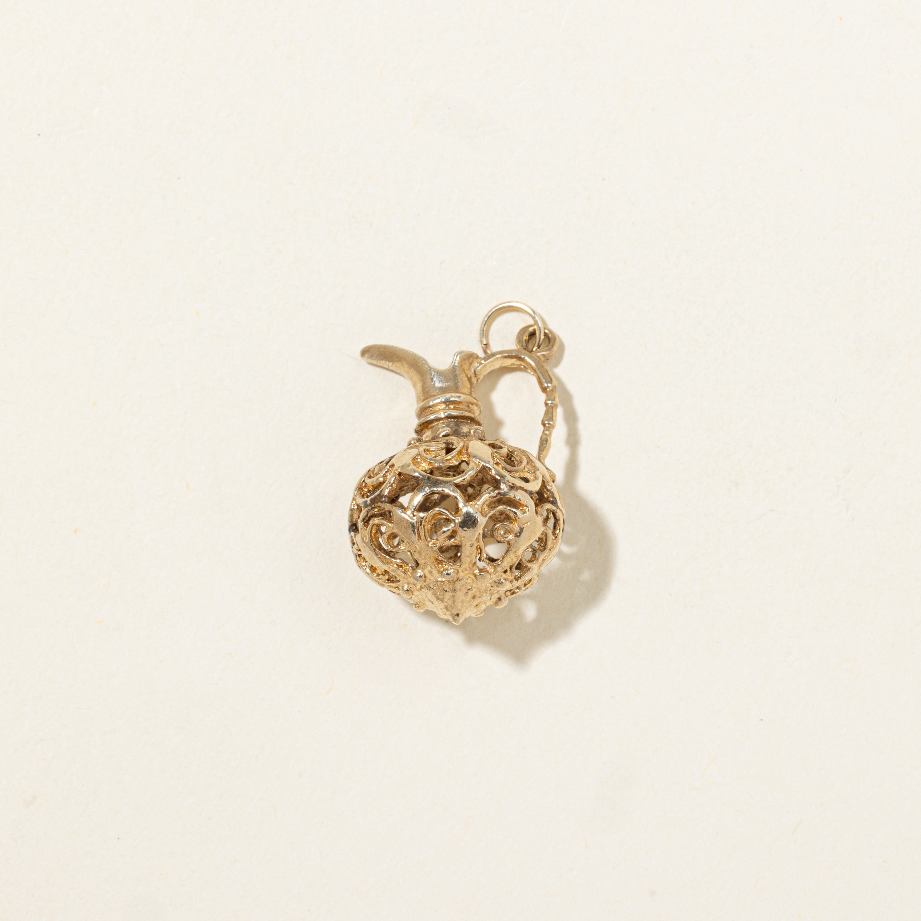 10k Yellow Gold Pitcher Charm