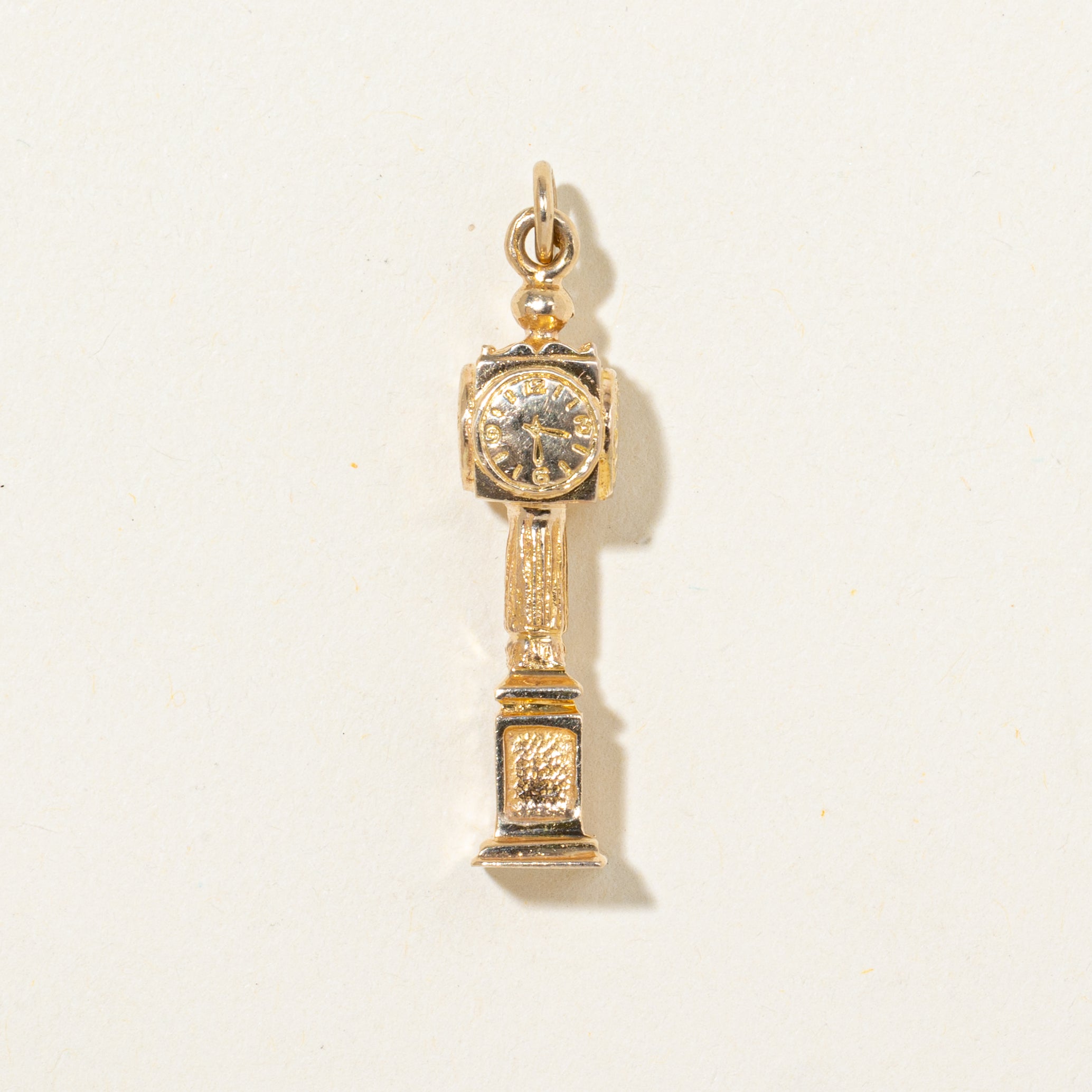 'Birks' 10k Yellow Gold Gastown Steamclock Charm