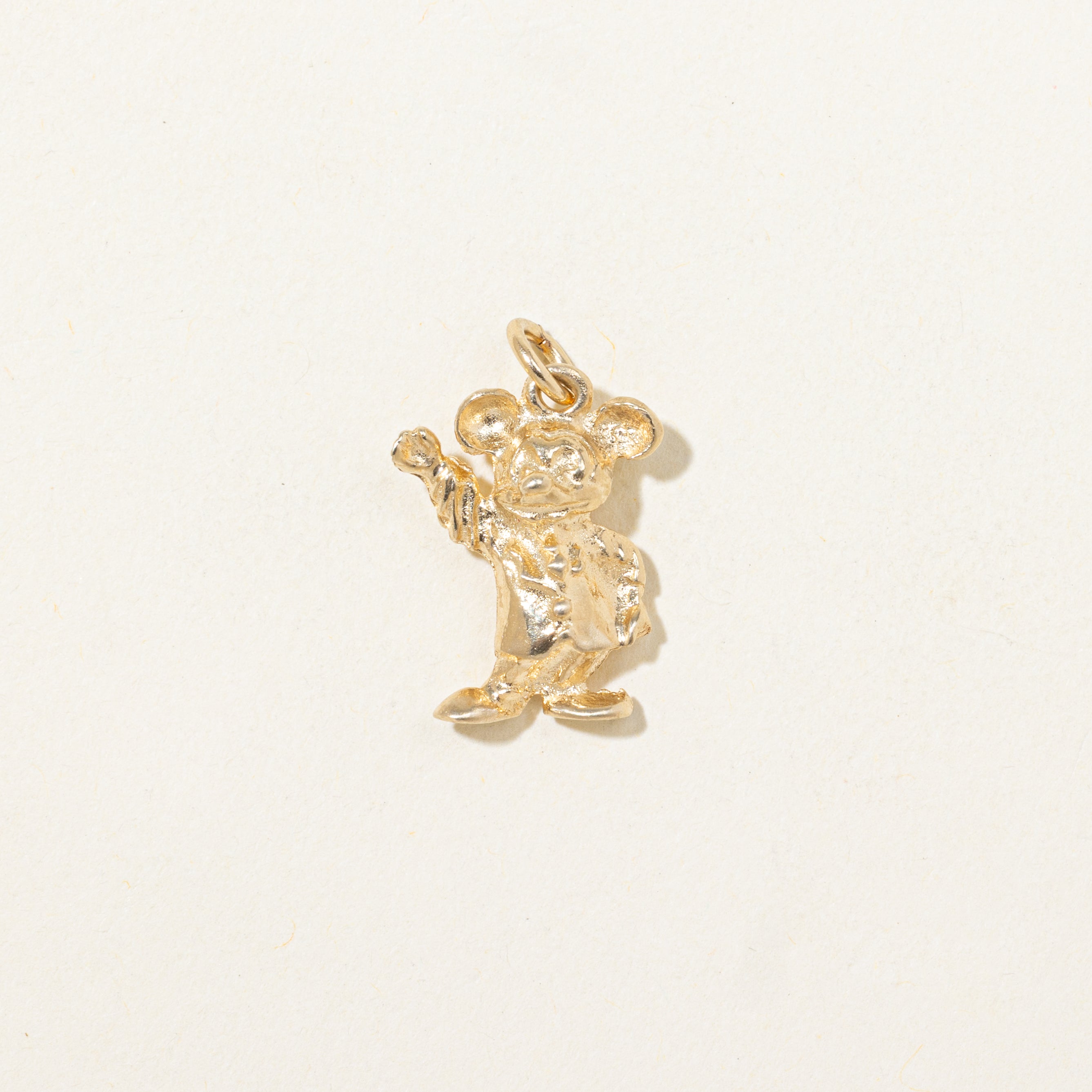 Breloque Mickey Mouse Disney en or jaune 14 carats