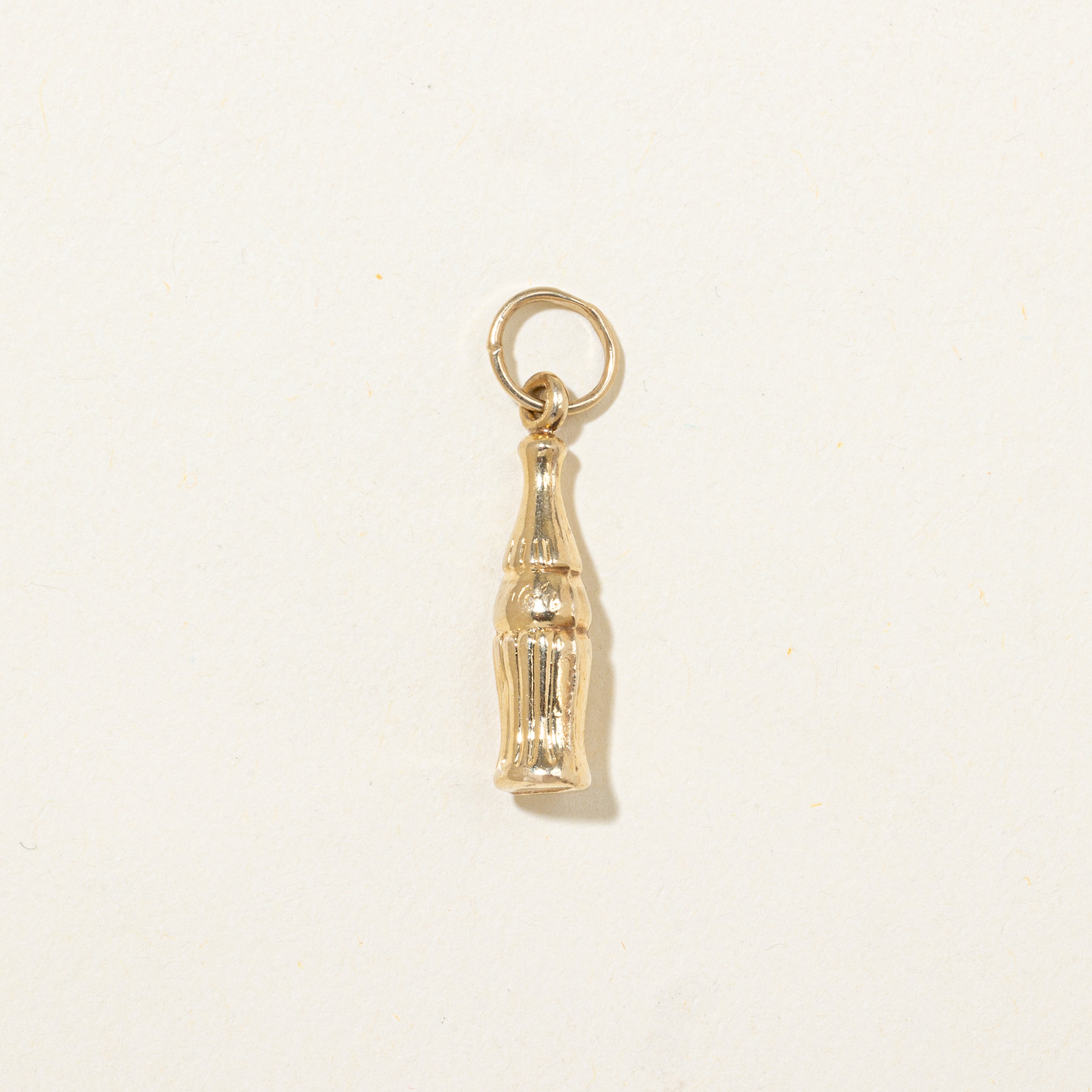 10k Yellow Gold Coca Cola Bottle Charm