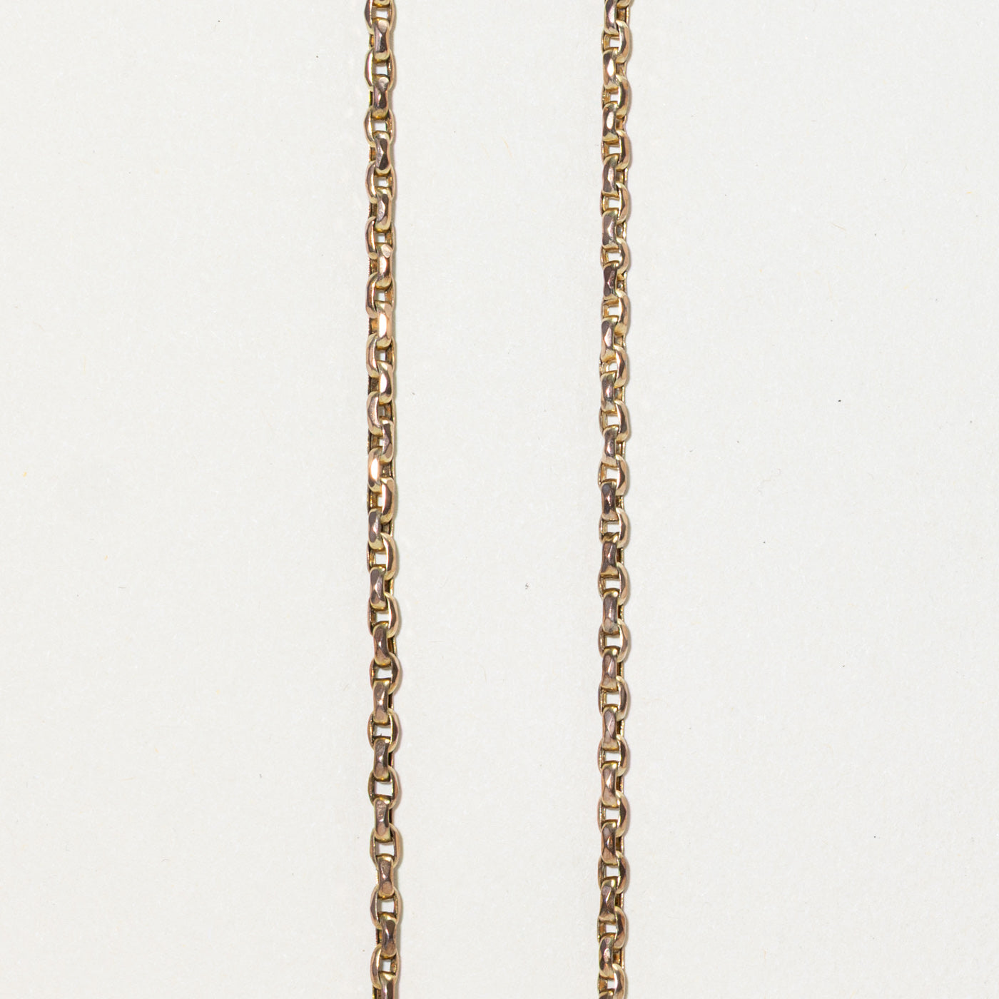 Chaîne à maillons câblés en or jaune 9 carats | 72,4 cm