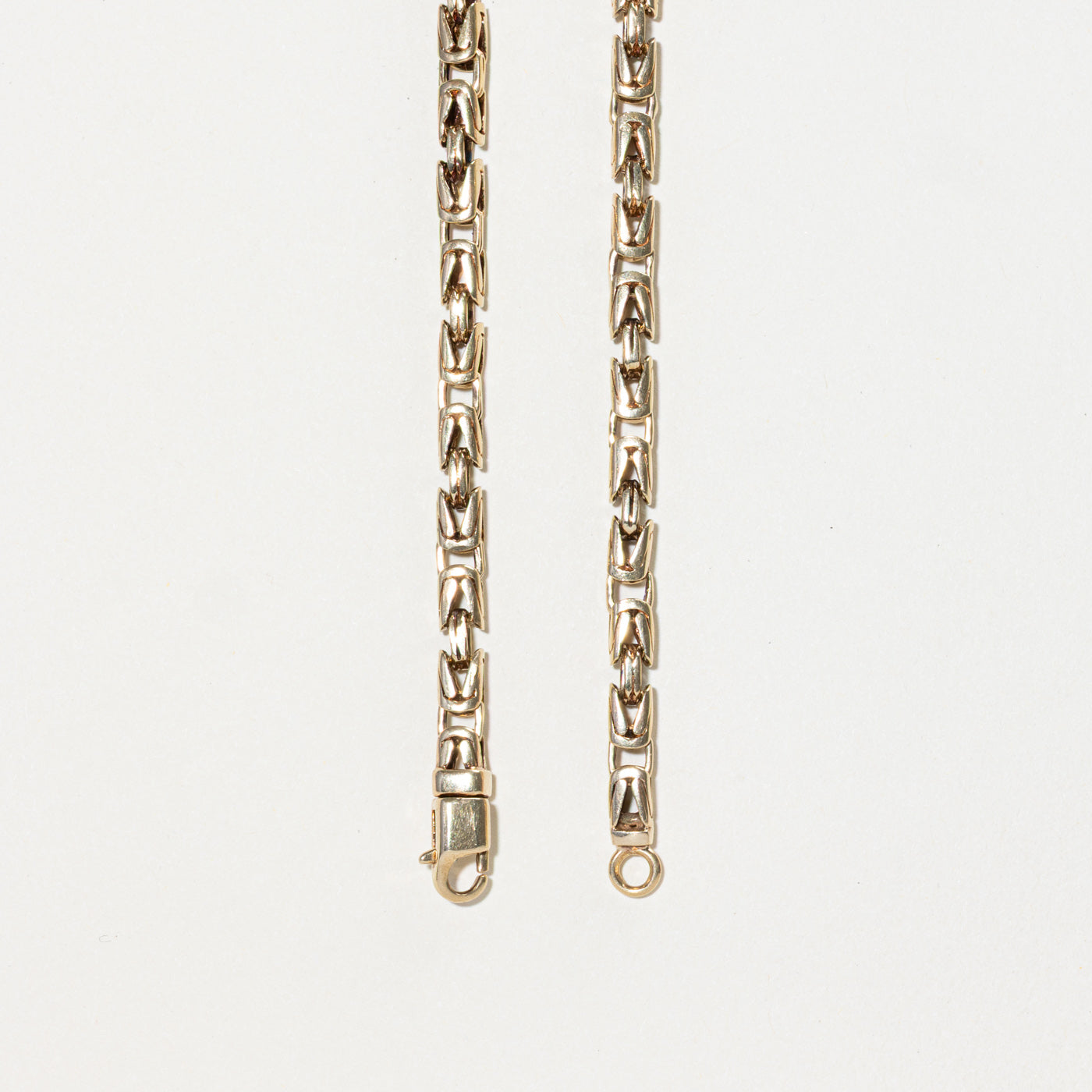 10k Yellow Gold Byzantine Chain | 21"