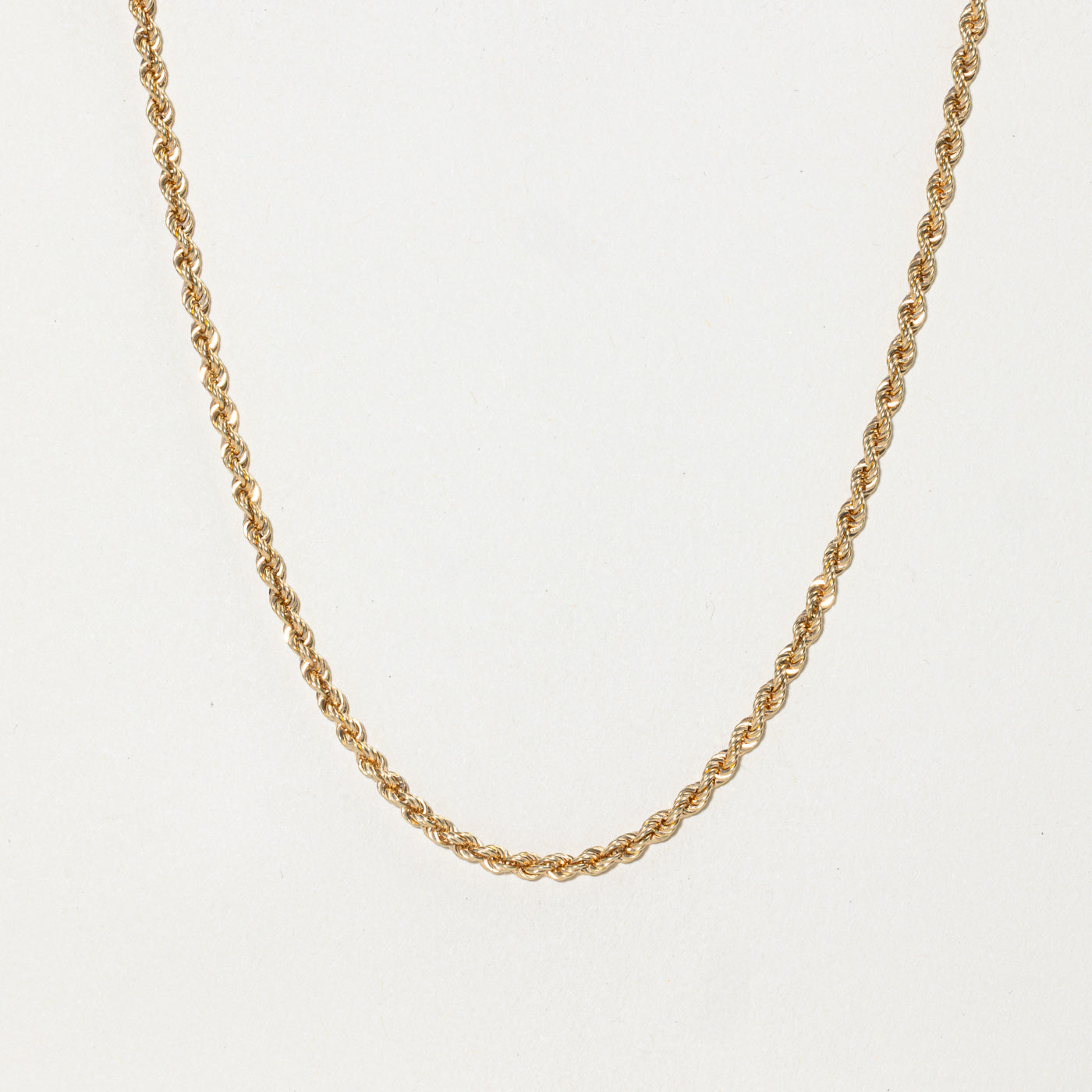 14k Yellow Gold Rope Chain | 20"