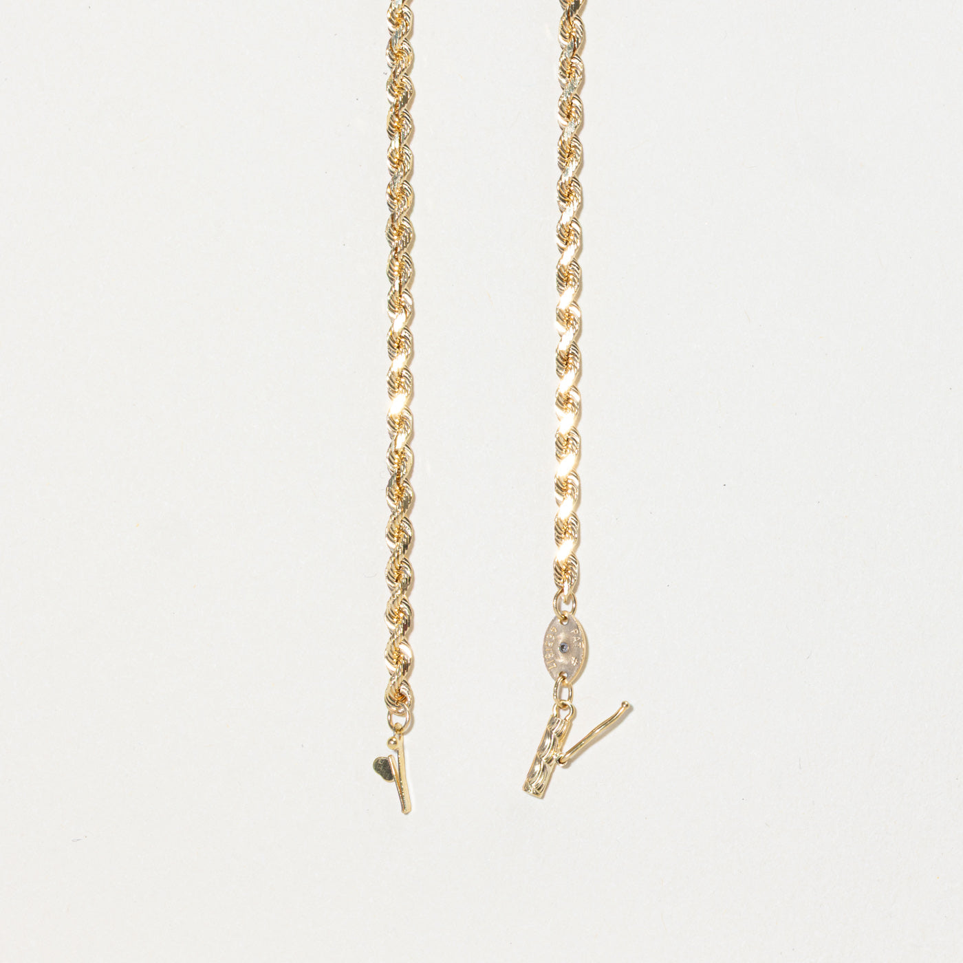 Single Diamond Rope Chain | 0.002ct | 20"