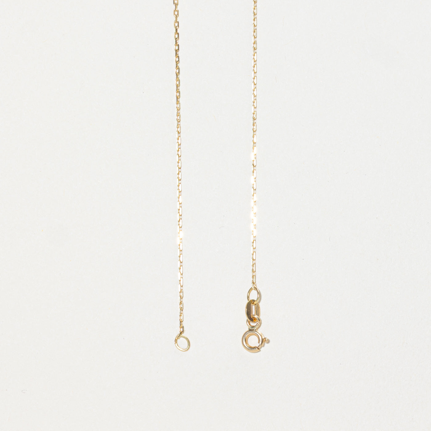 Retro Italian 18k Yellow Gold Libra Pendant Necklace | 18"