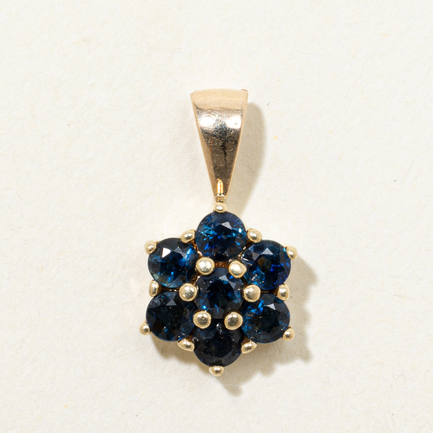 Sapphire Petal Pendant | 1.40ctw