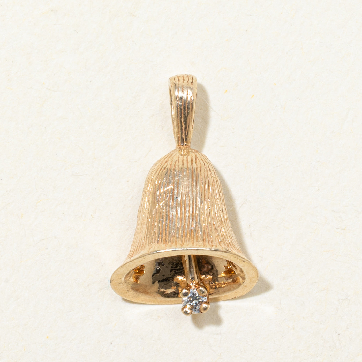 Diamond Bell Pendant | 0.02ct
