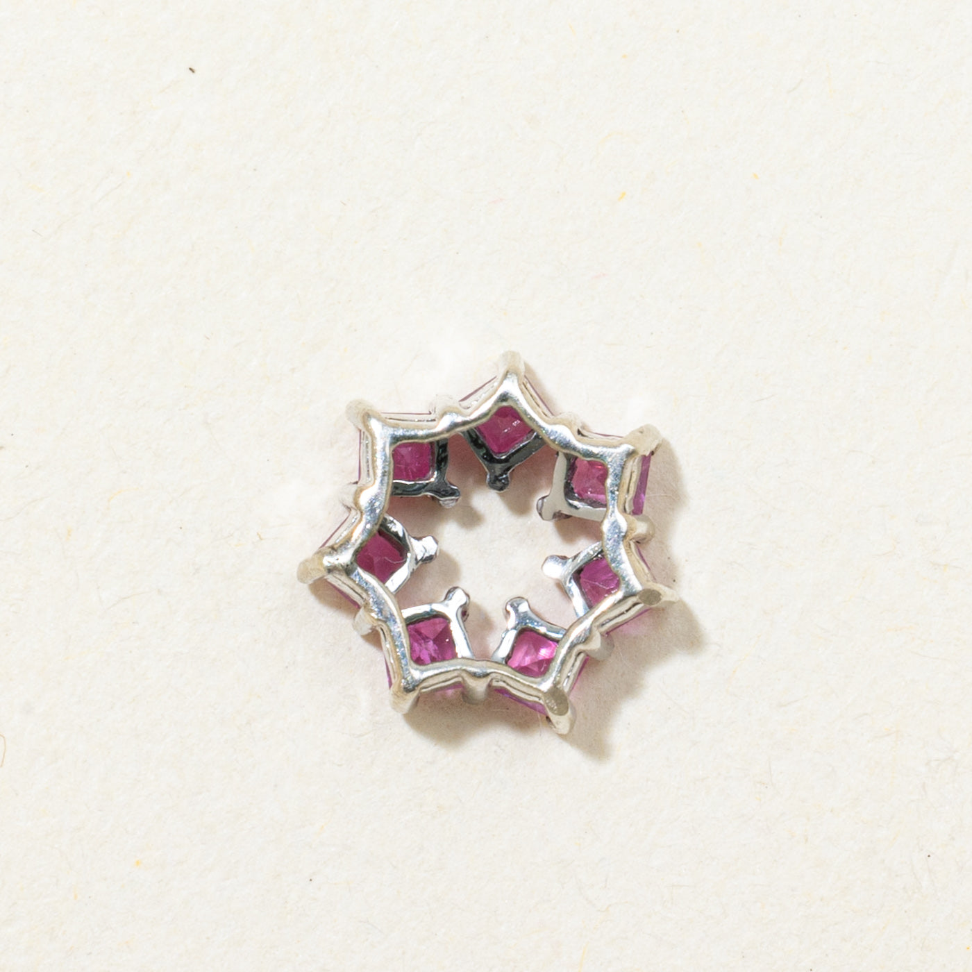 Synthetic Ruby Open Charm | 0.26ctw