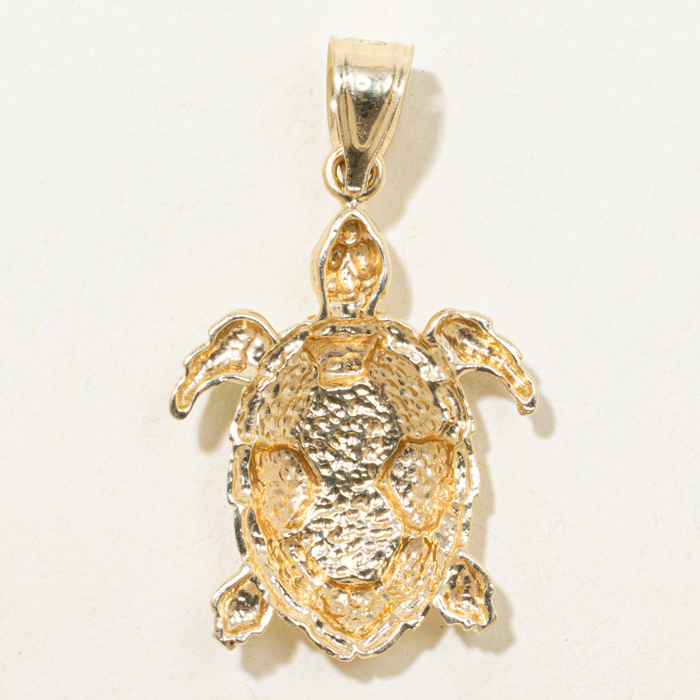 Opal Inlay Turtle Pendant | 0.20ctw