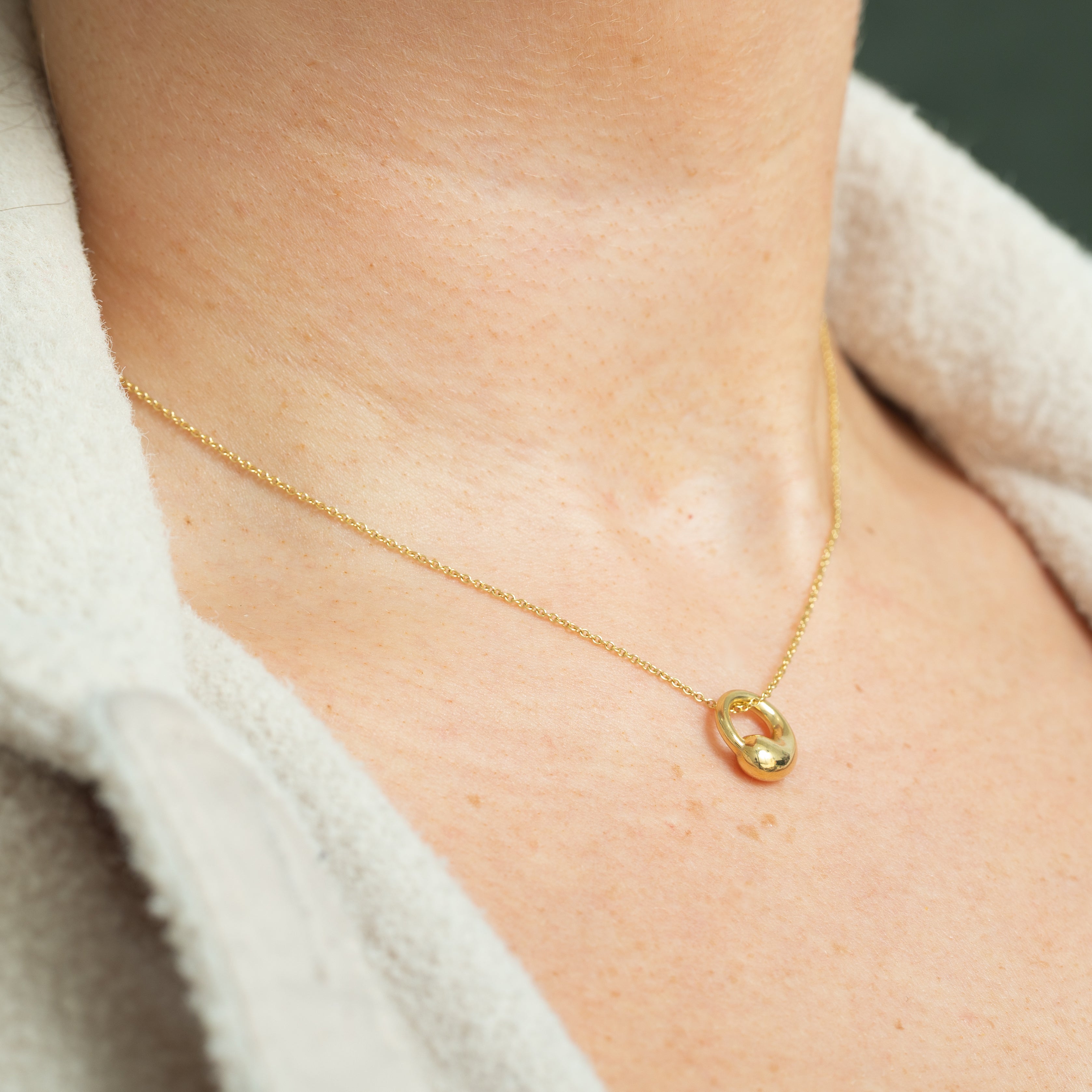 'Tiffany & Co.' Elsa Peretti Eternal Circle Pendant Necklace | 16" |