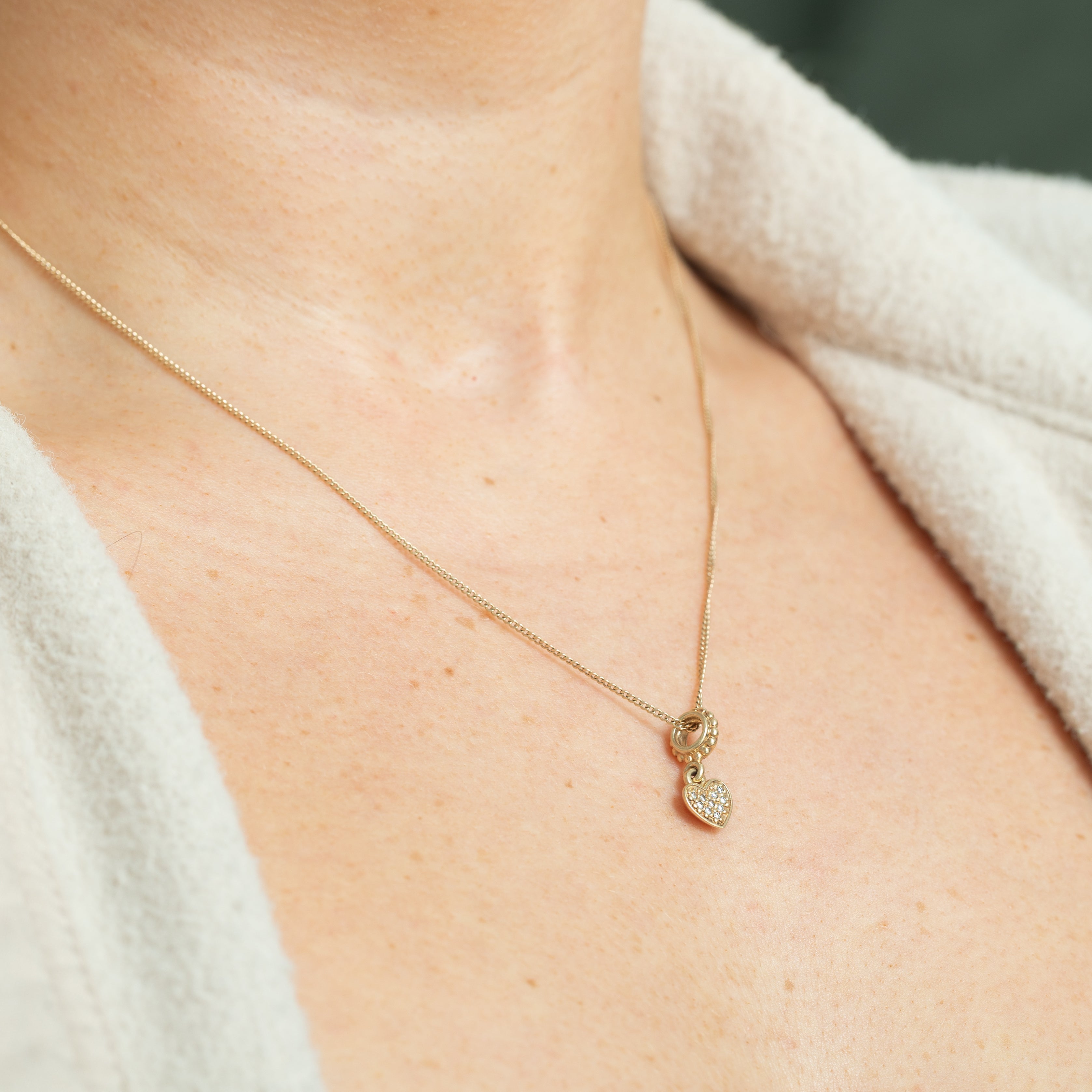 Diamond Heart Charm | 0.05ctw |