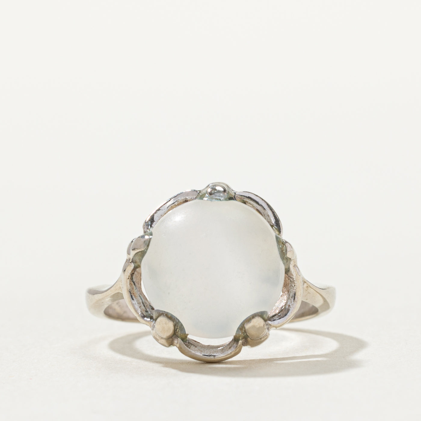10k Solitaire Cat's Eye Ring | 3.50ct | SZ 4