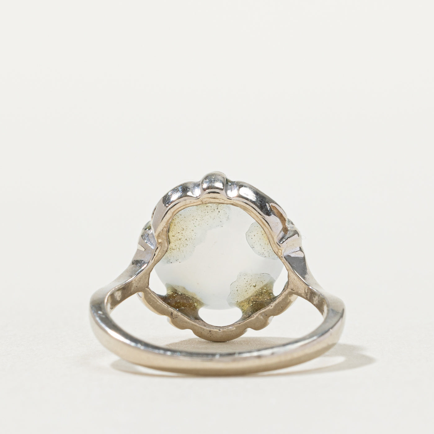 10k Solitaire Cat's Eye Ring | 3.50ct | SZ 4
