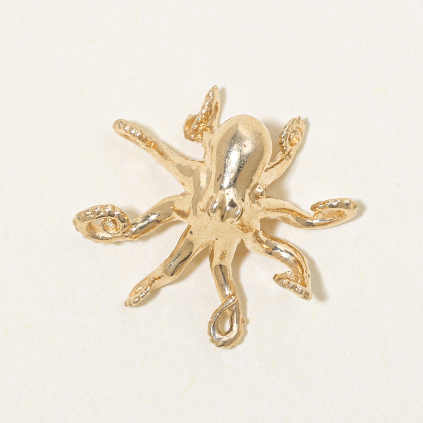 14k Octopus Pendant