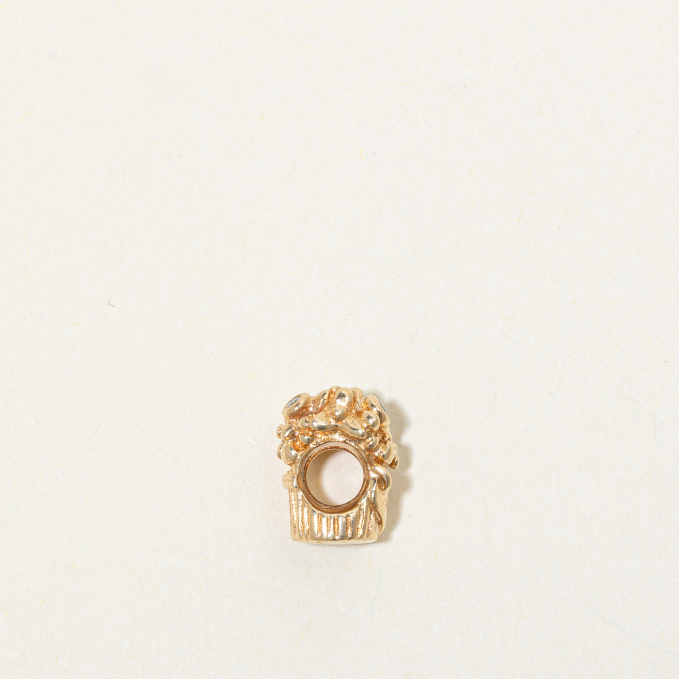 ‘Pandora’ 14k Diamond Floral Bouquet "Love" Charm