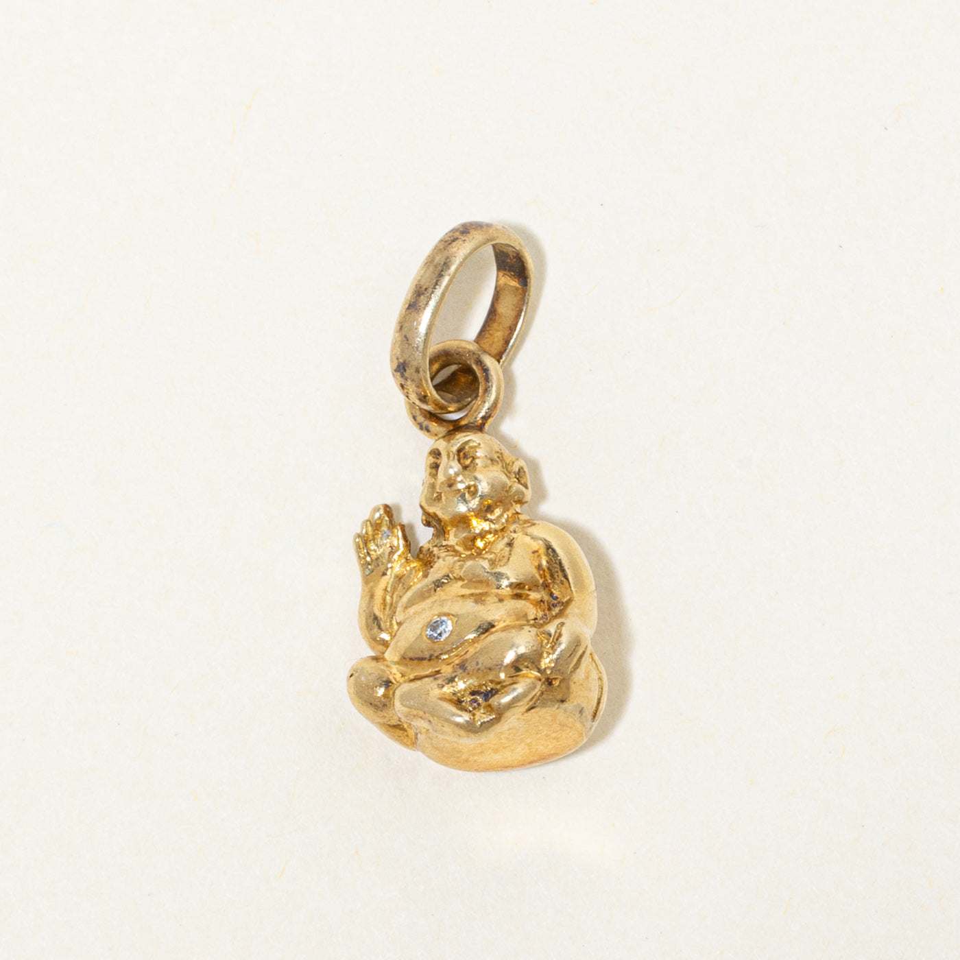 2008 UK 18k Diamond Buddha Pendant