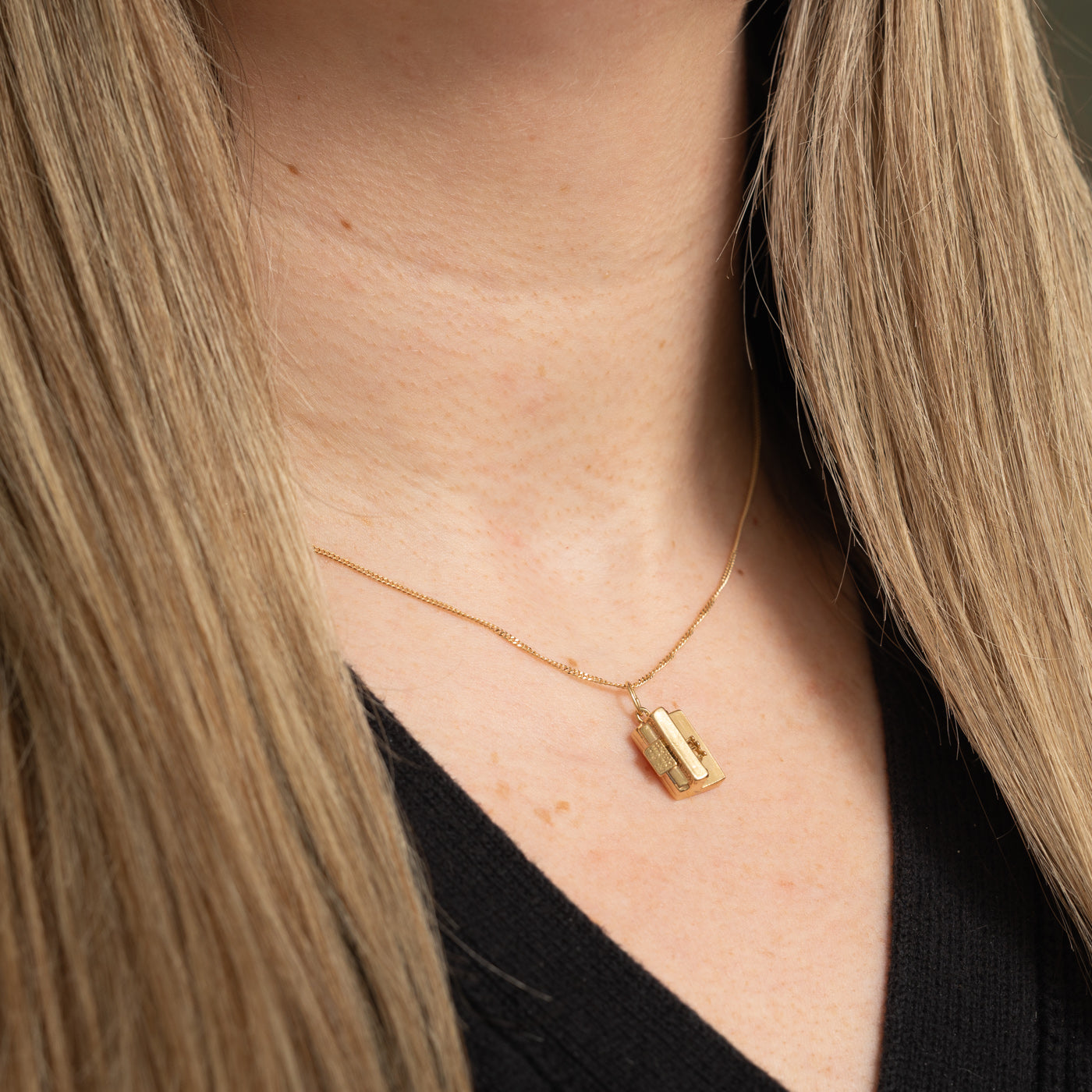 14k Piano Charm
