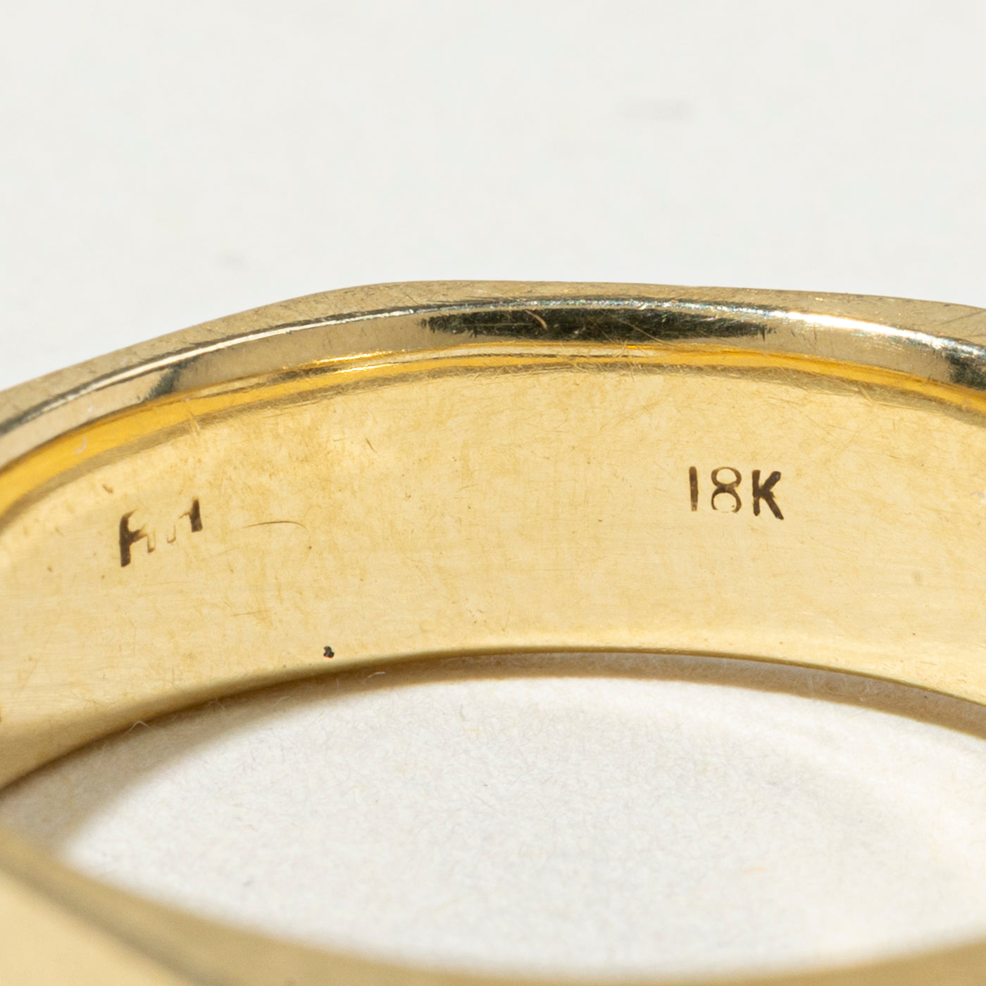 18k Diamond Solitaire Open Band Ring | 0.57ctw | 5mm | SZ 8