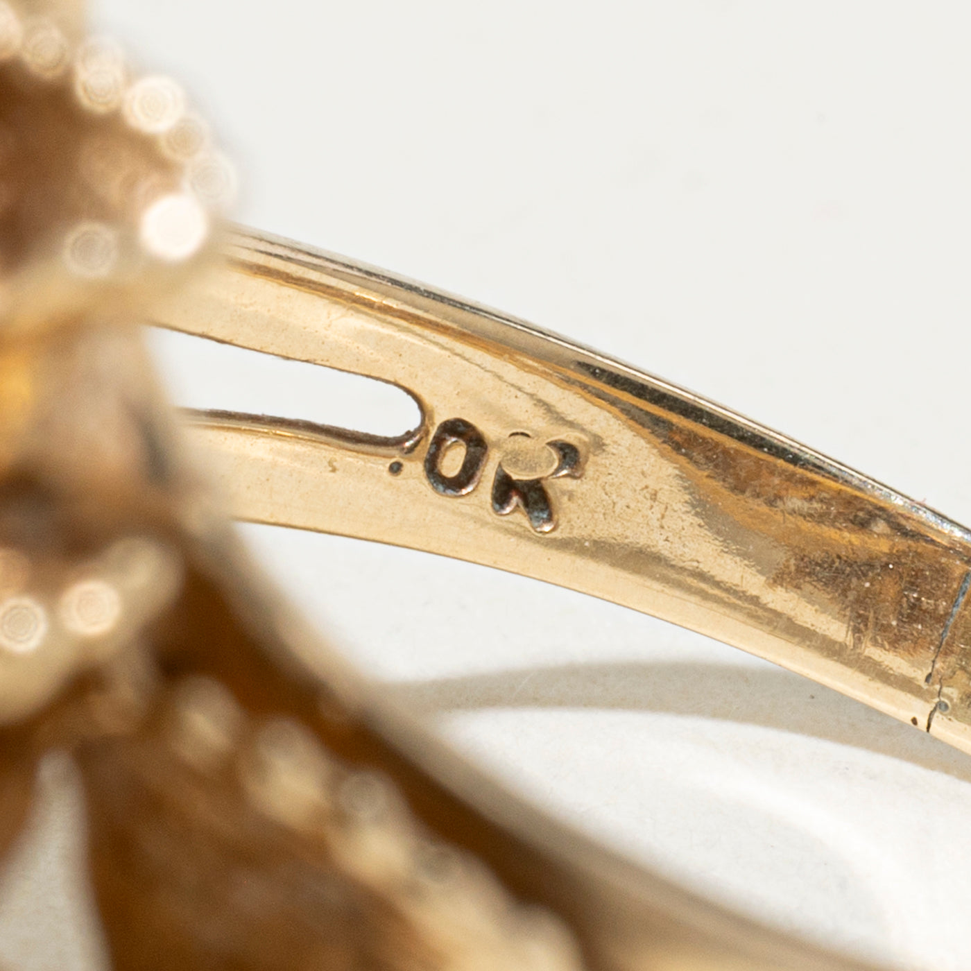 10k Diamond Cluster Flower Cocktail Ring | 0.23ctw | SZ 9.25