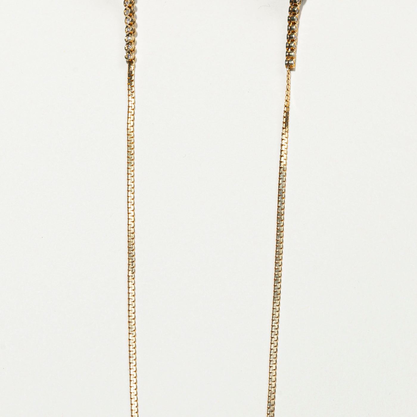 14k Jade & Diamond Encrusted Necklace | 2.20ctw | 15.5"