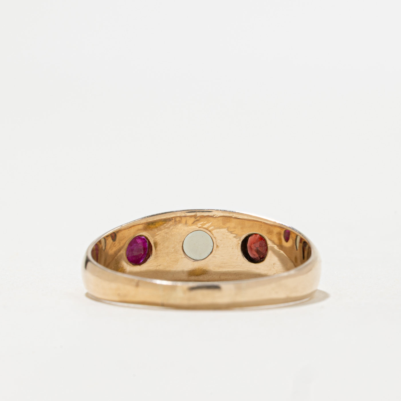 'Ryrie Bros.' Antique Multi Gemstone Cluster Ring | 0.16ctw | SZ 8.75